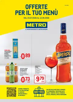 Anteprima del volantino Metro volantino valido a partire dal 23/07/2026