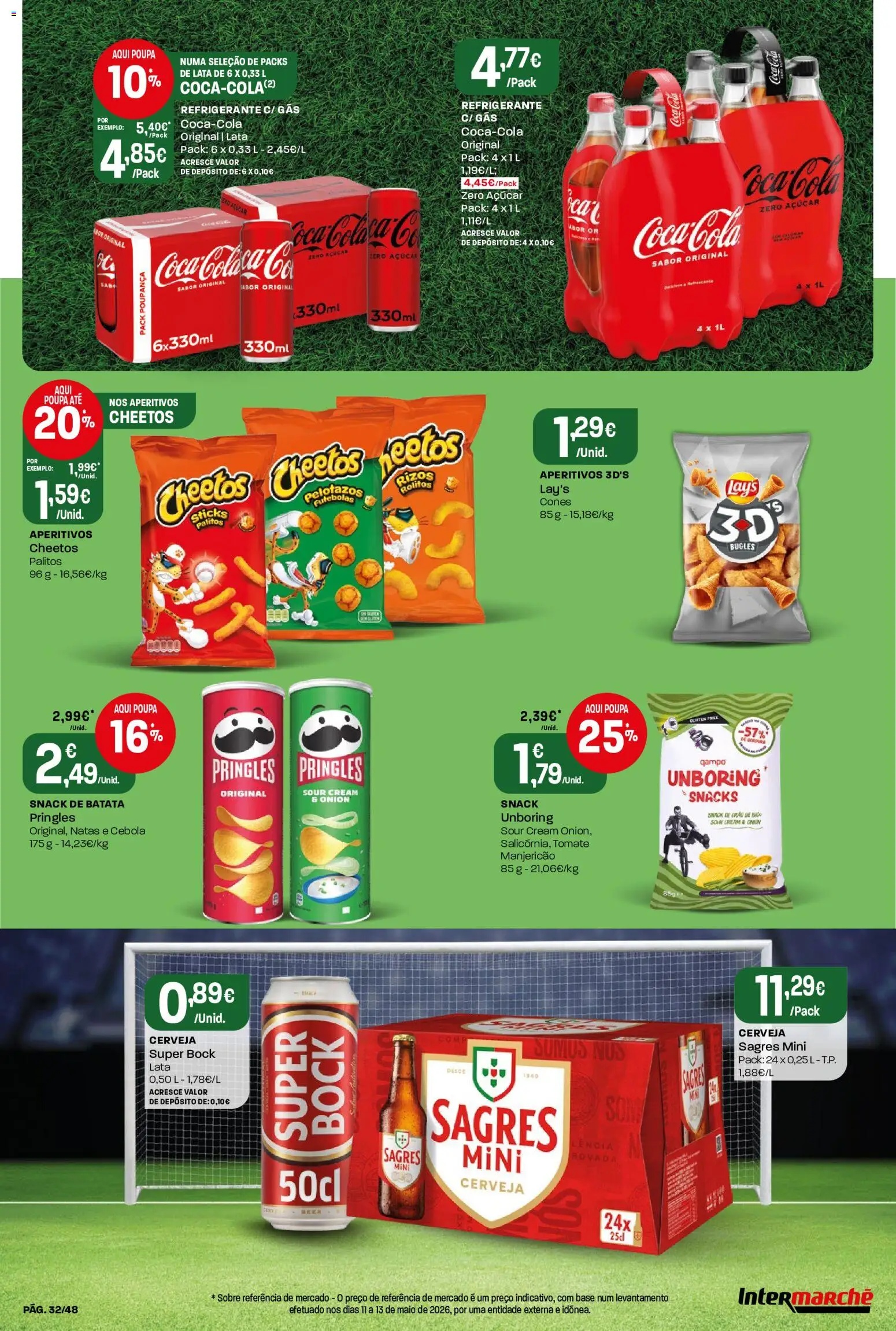 Intermarché folheto │ válido de 11.06.2026 | Página: 32 | Produtos: Batata, Super bock, Cerveja, Tomate