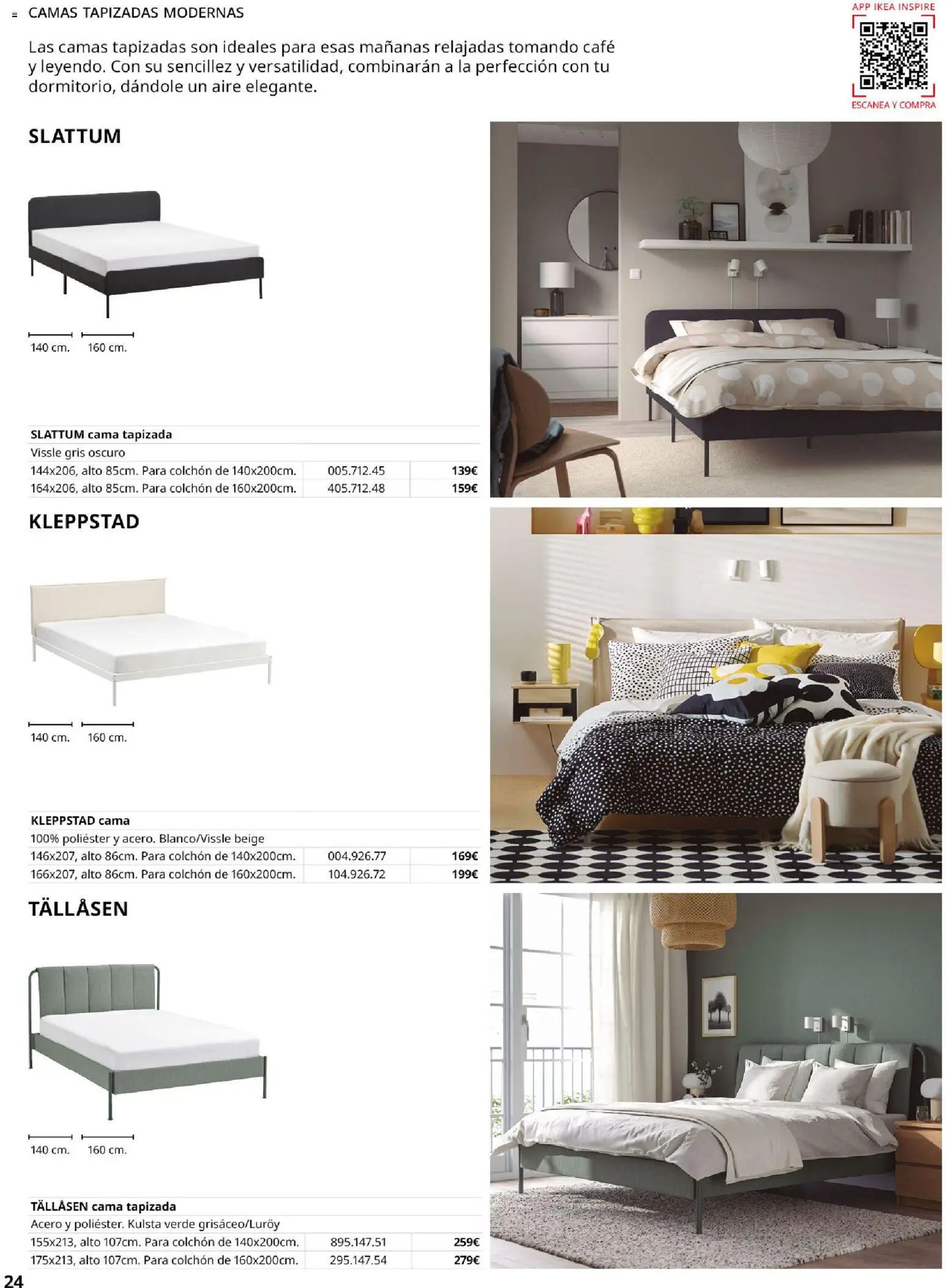 Catálogo IKEA Muebles para el dormitorio │ válido desde el 01/02/2026 | Página: 24 | Productos: Café, Colchon, Cama