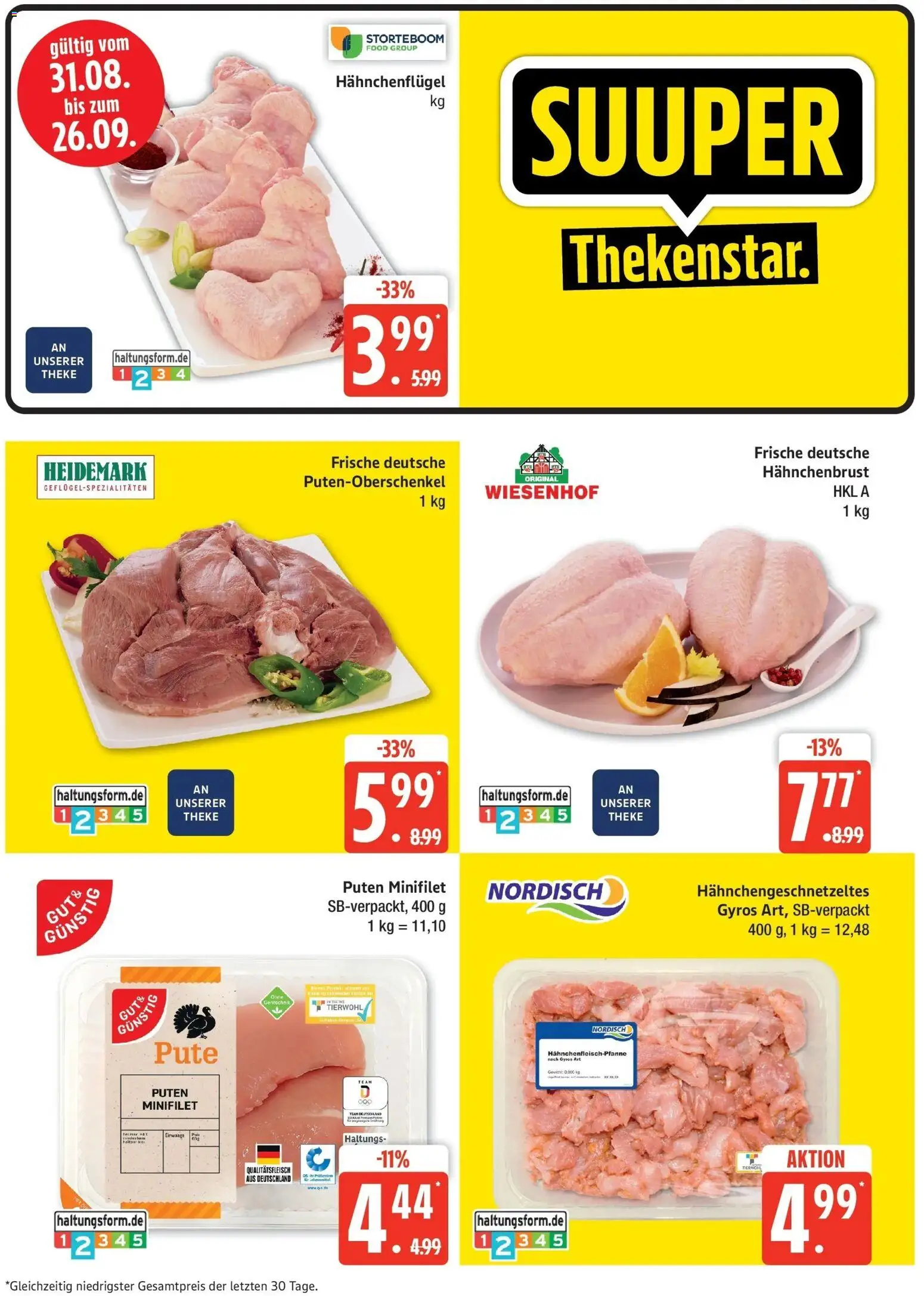 Edeka Prospekt Güstrow (ab 07.09.2026) » Angebote Online | Seite: 2 | Produkte: Pute, Gewicht, Theke, Gyros