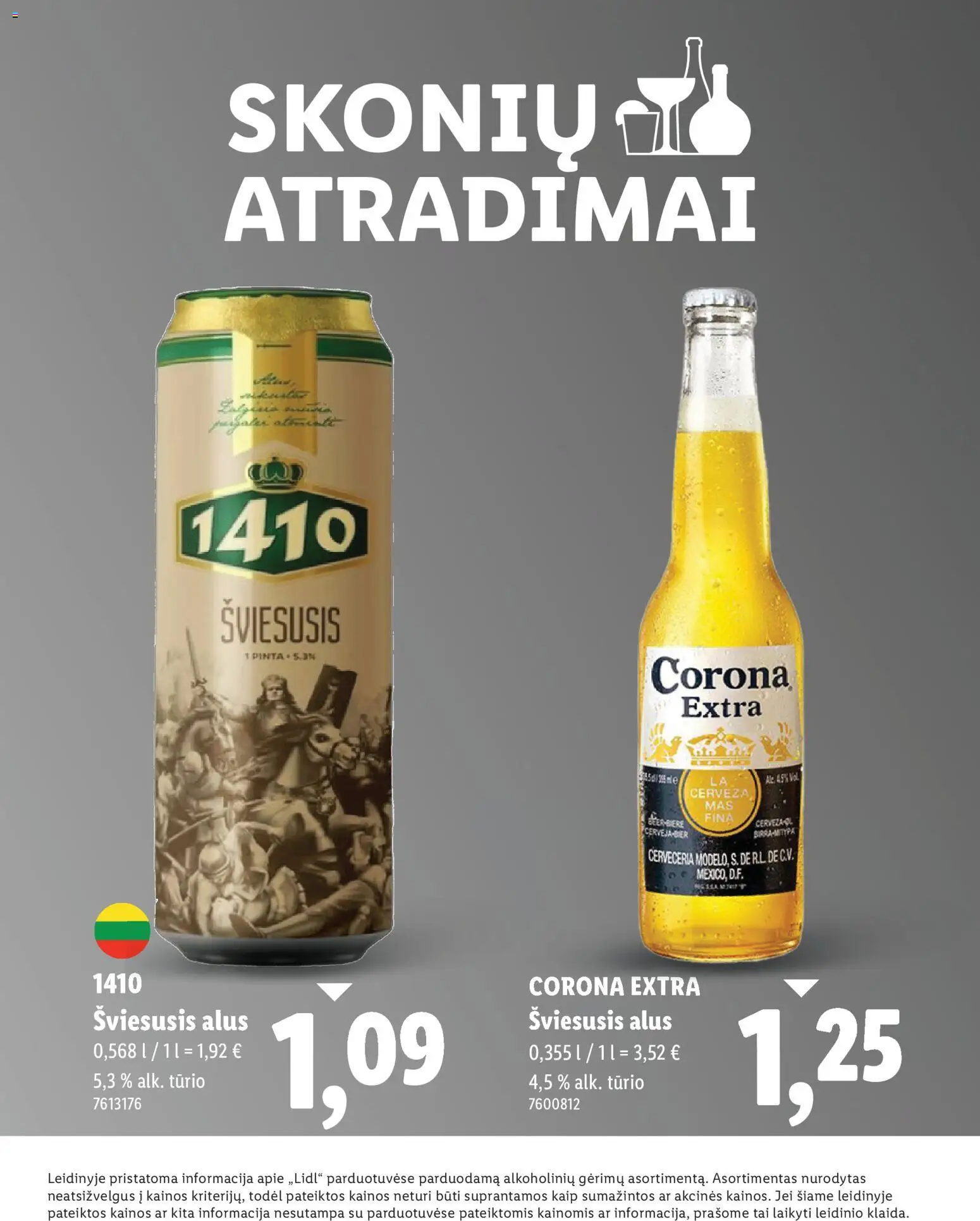 LIDL akcijos nuo 04.12.2025 | Puslapis: 2 | Prekių: Alus