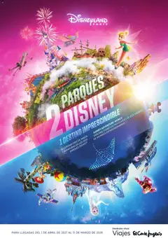 Vista previa Viajes El Corte Inglés - Folleto Disneyland Paris 2027/2028 válido desde el 01/04/2027