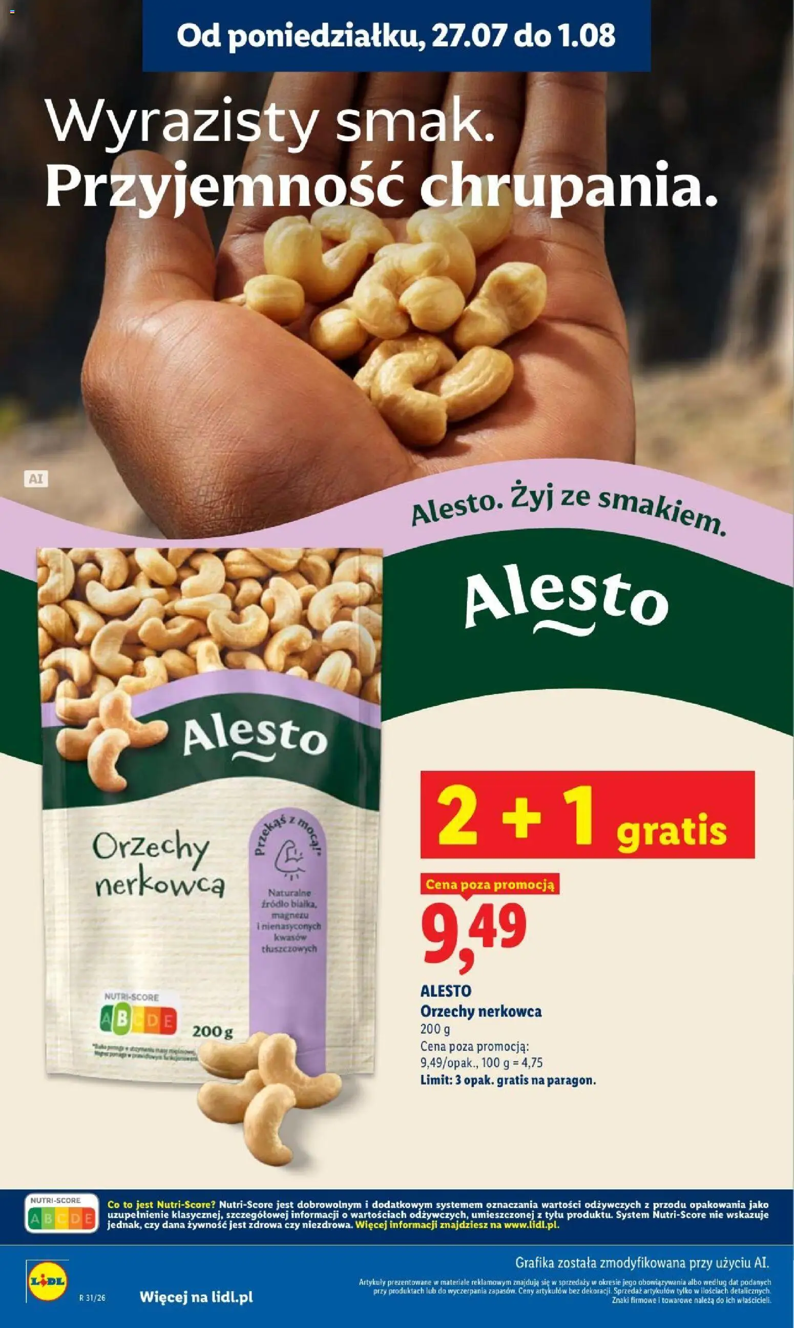 Lidl gazetka od 30.07.2026 | Strona: 32 | Produkty: Orzechy