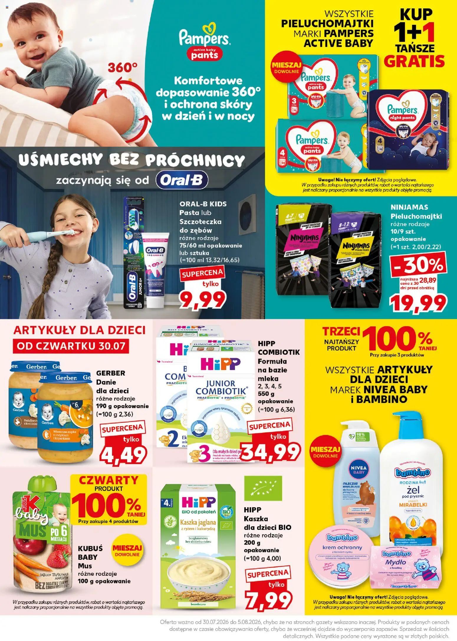 Kaufland Polsko leták - Mocny start od 03.08.2026 | Strana: 20 | Produkty: Mýdlo, Pampers, Pants, Hipp