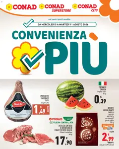 Anteprima del volantino Conad volantino Convenienza Più Lazio valido a partire dal 05/08/2026
