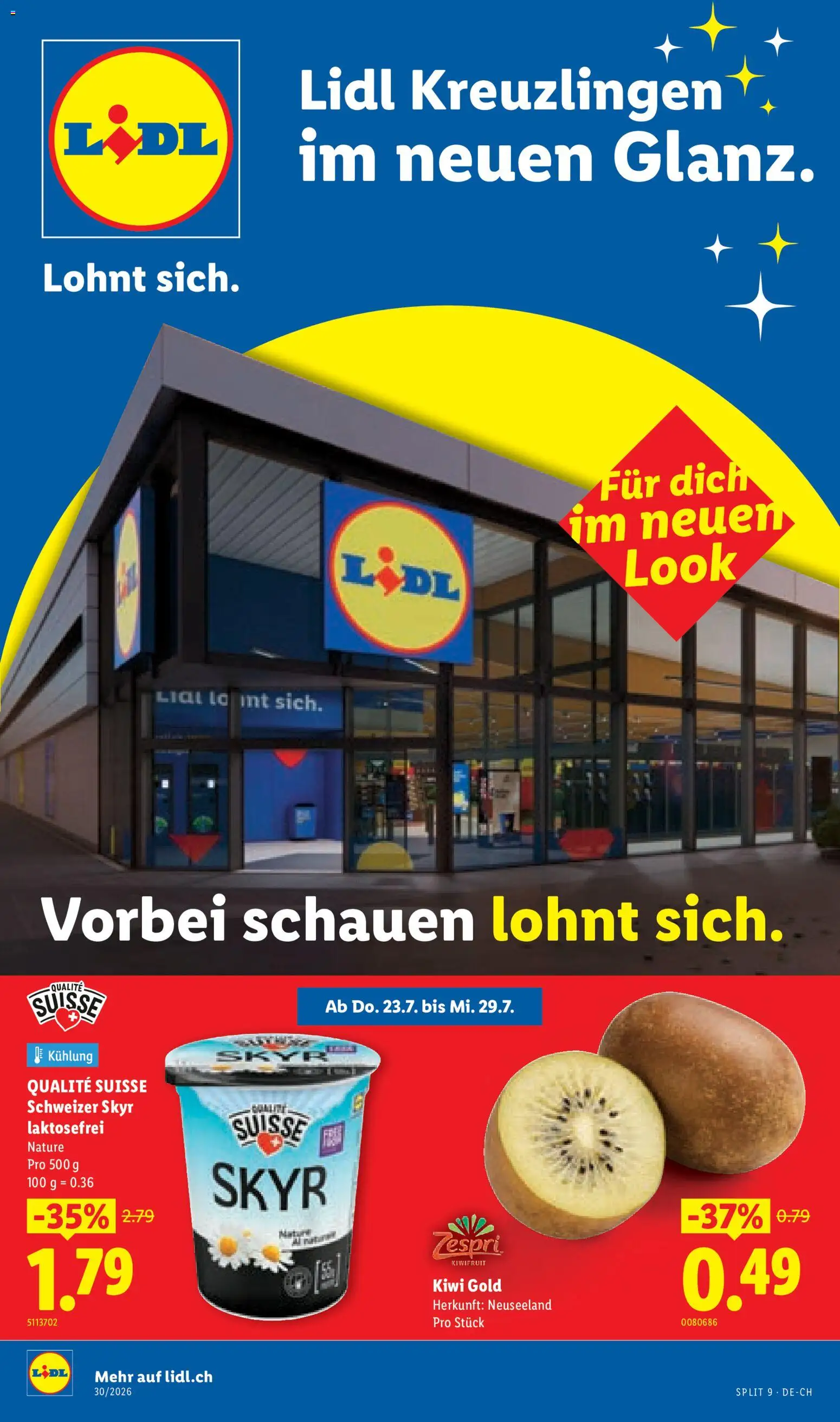 Lidl aktionen Kreuzlingen – gültig ab 23.07.2026 | Seite: 1