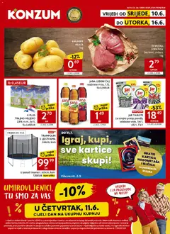 Konzum HR akciós újság - amely érvényes a következő dátumtól: 10.06.2026