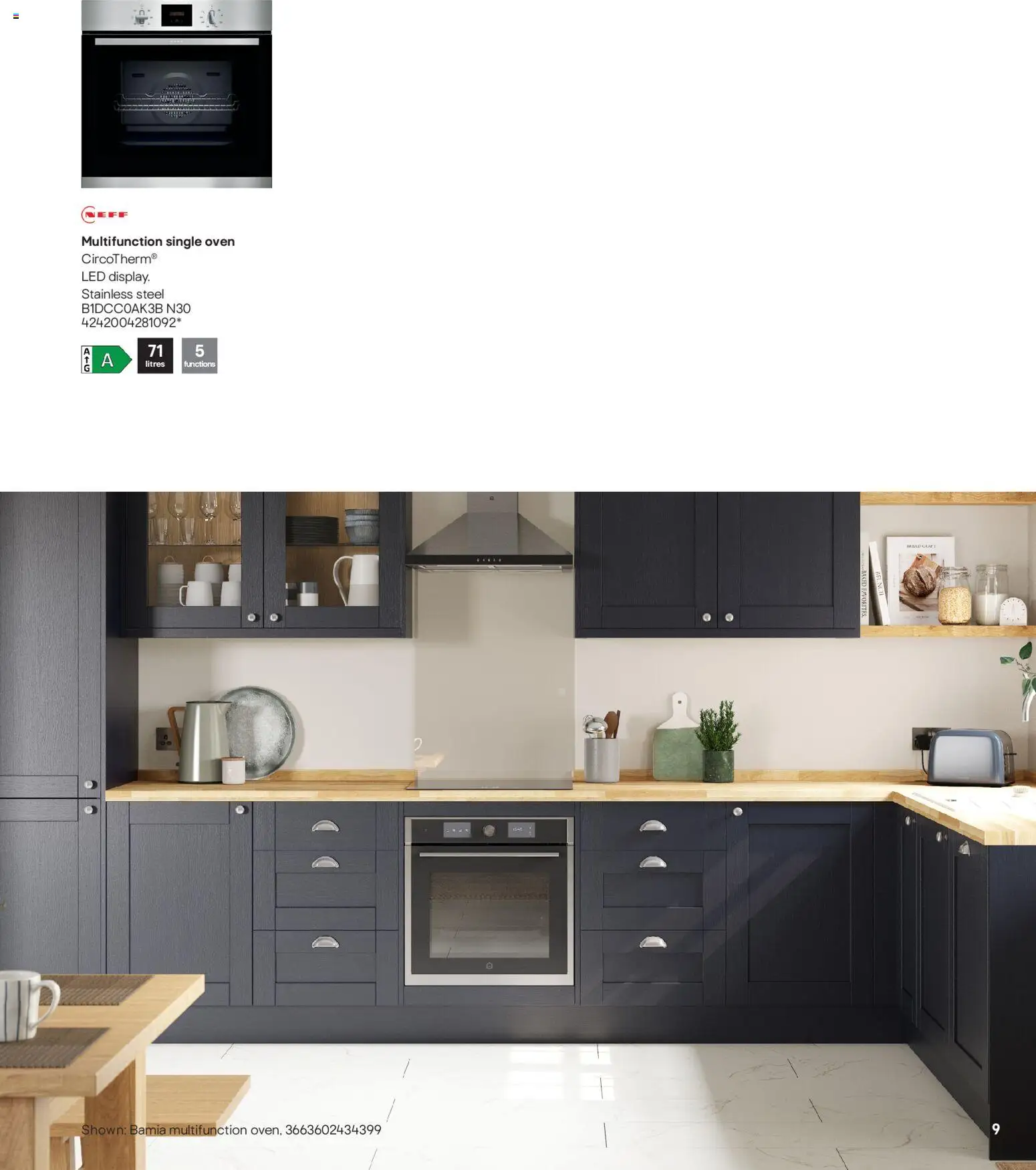 {H1} | Page: 9 | Products: Oven