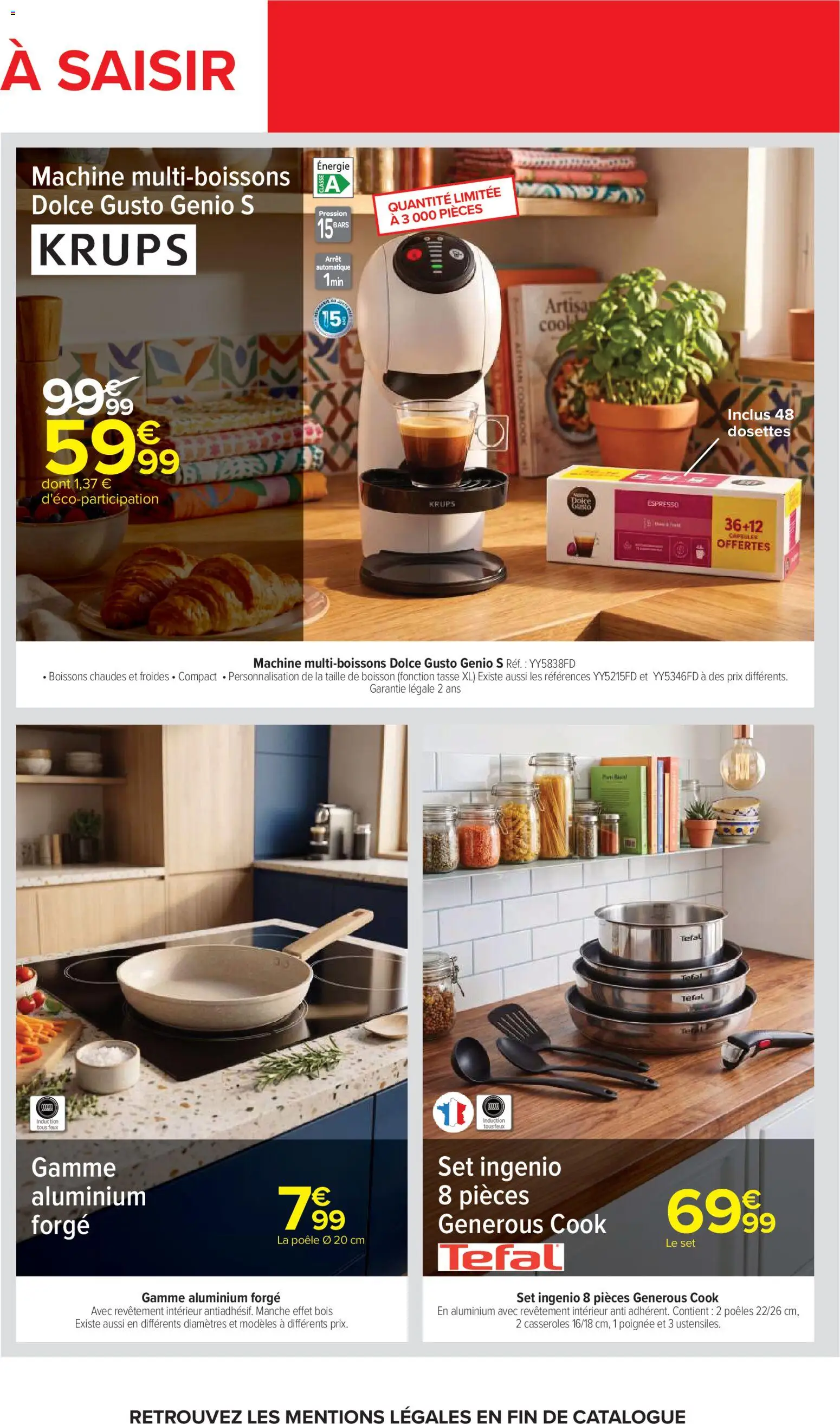 {H1} | Page: 72 | Produits: Boissons, Poêle, Casseroles, Krups