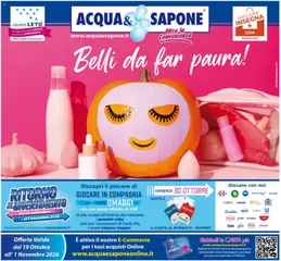 Anteprima del volantino Acqua e Sapone volantino n.22 valido a partire dal 19/10/2026