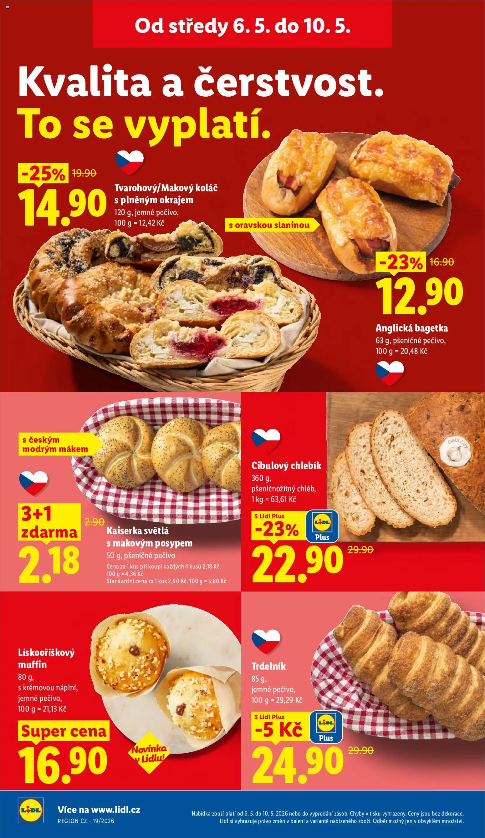 Lidl leták od 06.05.2026 💥 Nenechte si ujít TOP nabídky! ⭐ | Česko