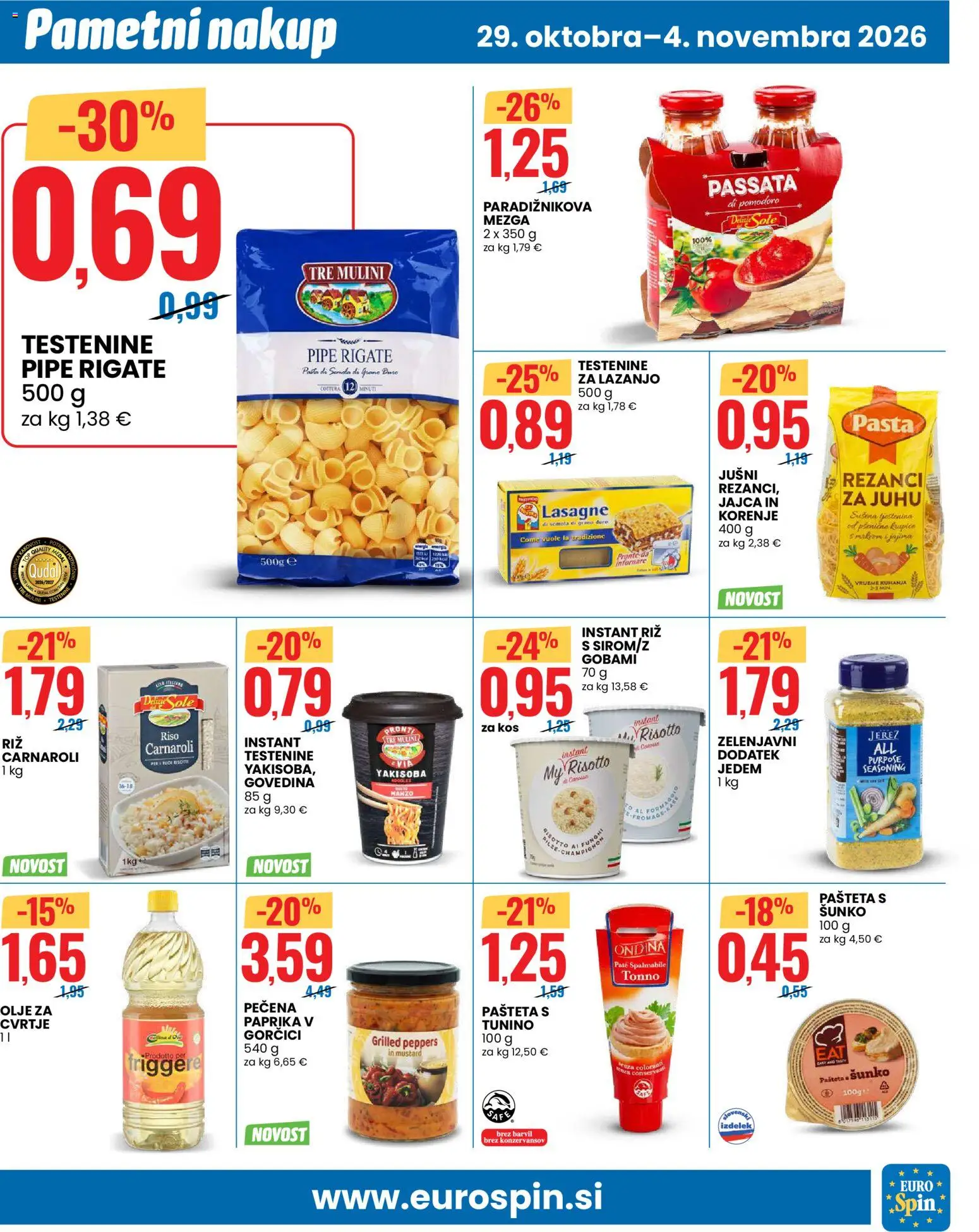 Novi Eurospin katalog ponudbe – veljaven od 29.10.2026 | Stran: 9