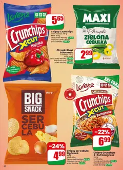 Pogląd oferty "Chipsy ser cebula Big Snack, 200 g" - ważna od 13.05.2026 | Strona: 52