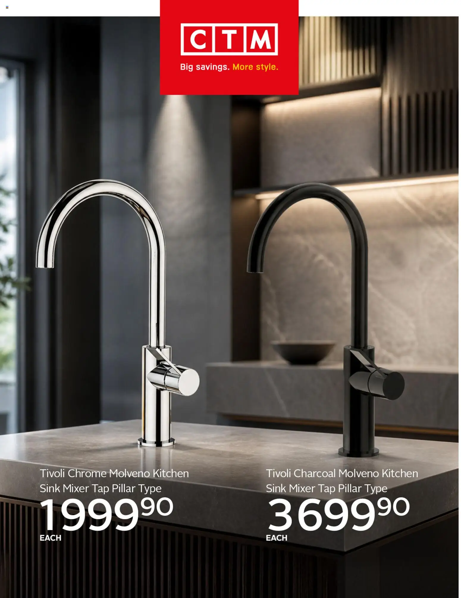 New CTM catalogue – valid from 28.05.2026 | Page: 7 | Products: Mixer, Tap, Sink