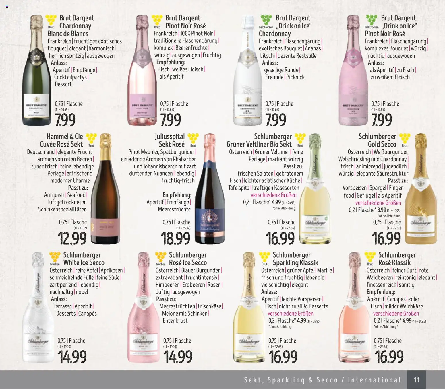 Edeka Struve Wein– und Spirituosen – gültig ab 14.11.2025 | Seite: 11 | Produkte: Melone, Brut dargent, Erdbeeren, Frischkase