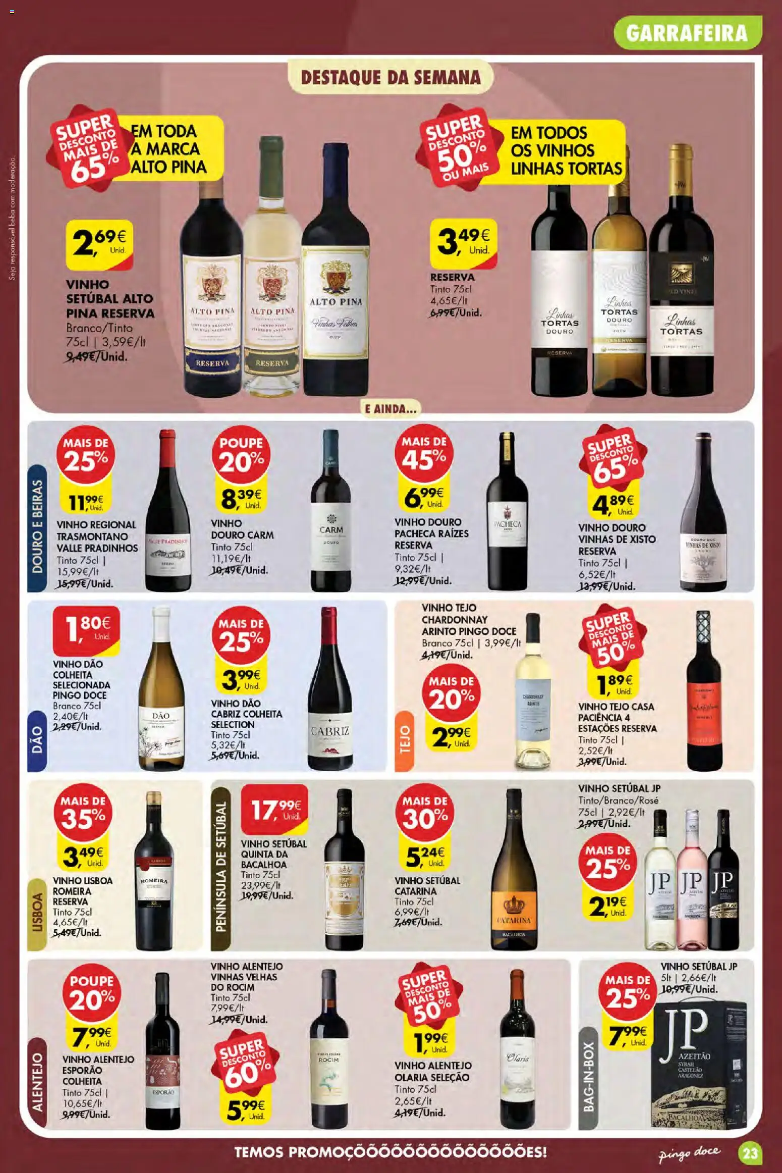 Pingo Doce Poupe Esta Semana Açores │ válido de 27/08/2026 | Página: 23 | Produtos: Tinta, Vinho