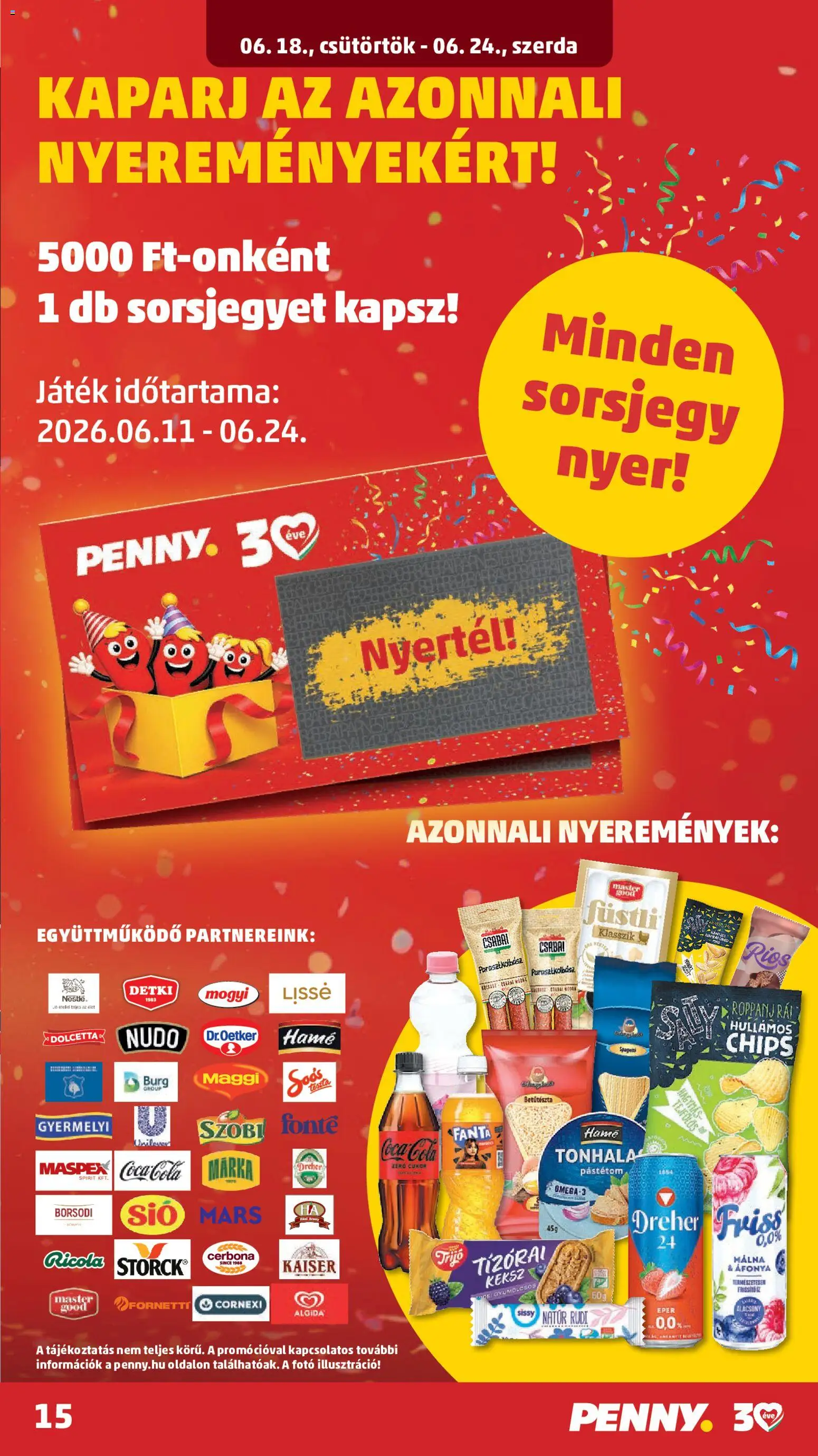 PENNY akciós ujság - amely érvényes a következő dátumtól: 18.06.2026 | Oldal: 17