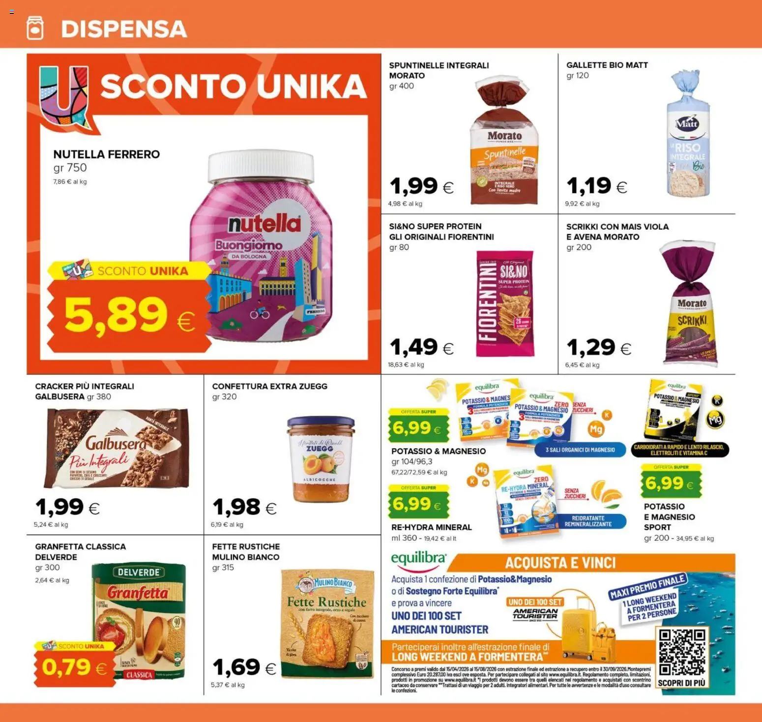 Volantino Oasi del 18.06.2026 | Pagina: 16 | Prodotti: Nutella, Mais, Albicocche, Farro