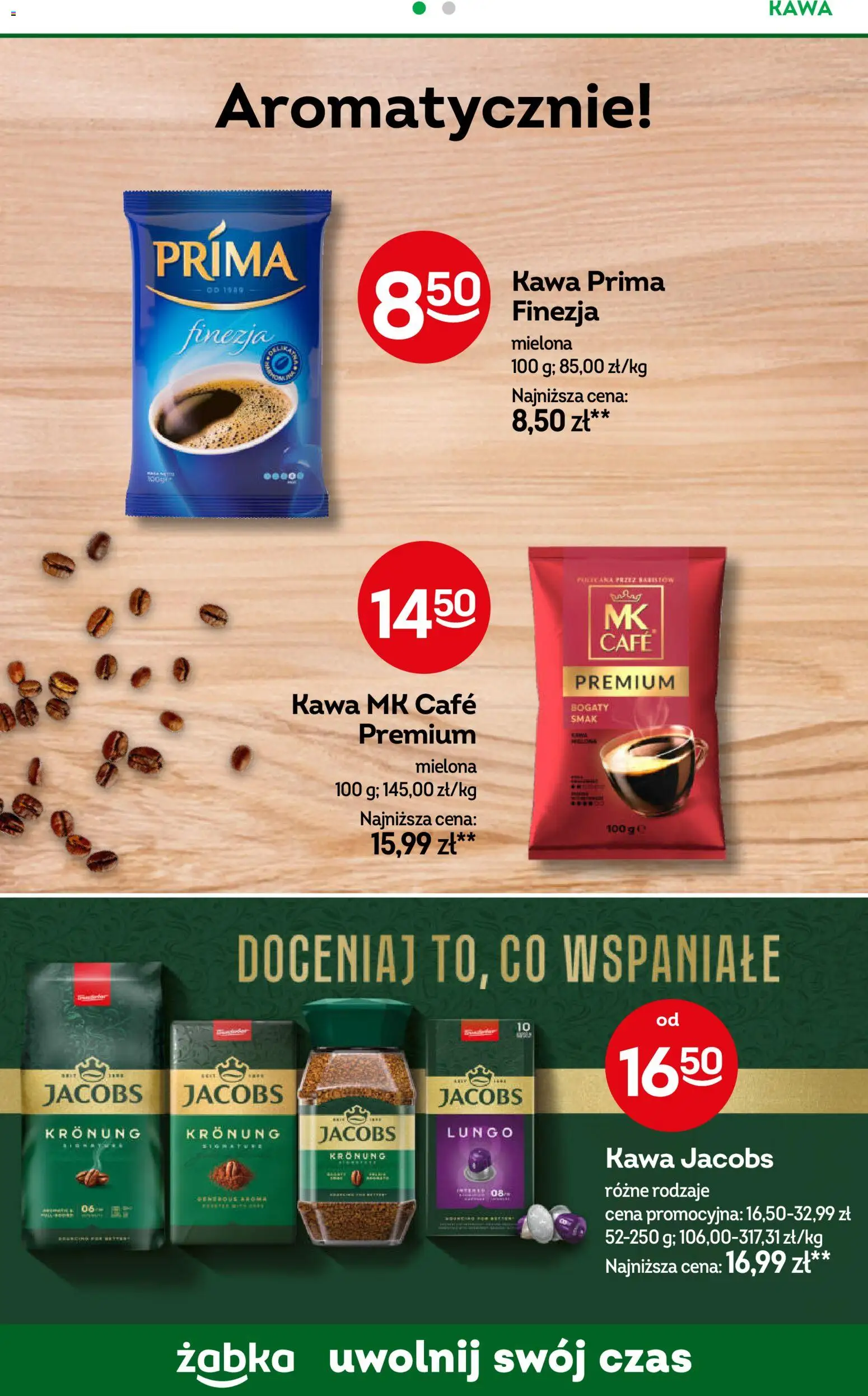 Żabka gazetka - Codzienne produkty od 03.06.2026 | Strona: 16 | Produkty: Kawa jacobs, Kawa, Kawa prima