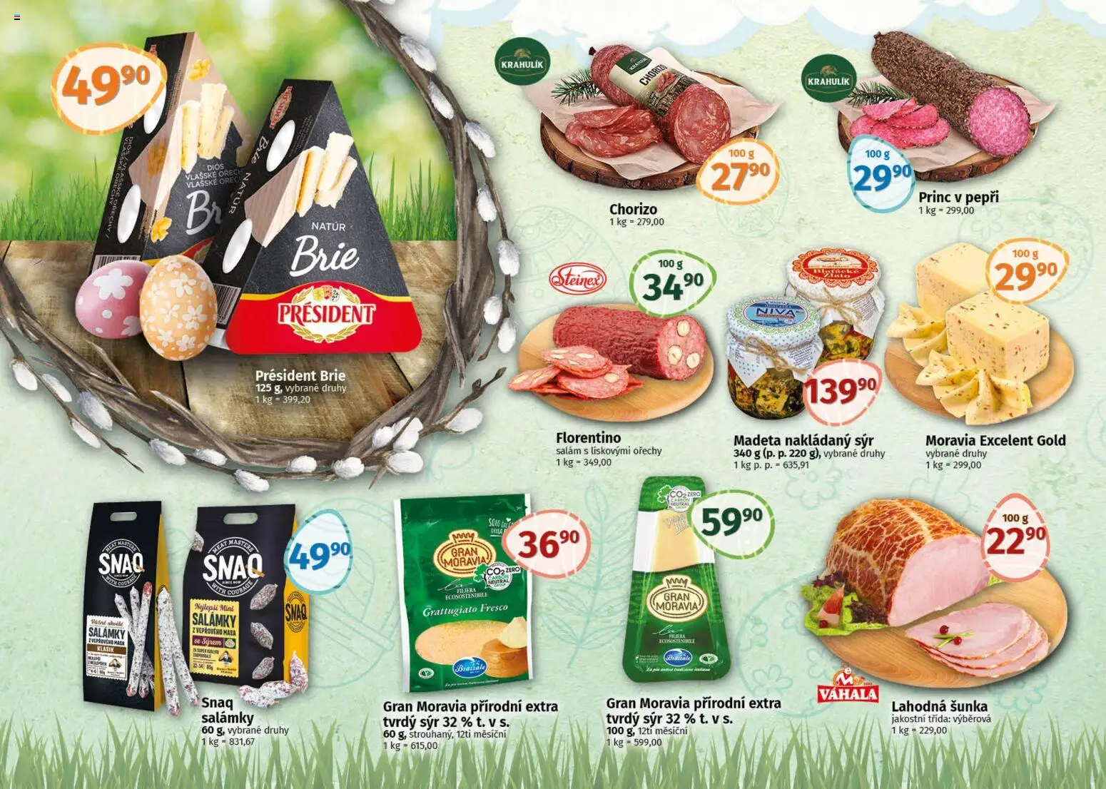Coop leták - Delikates Velikonoce od 18.03.2026 | Strana: 2 | Produkty: Sýr, Niva, Tvrdý sýr, Chorizo