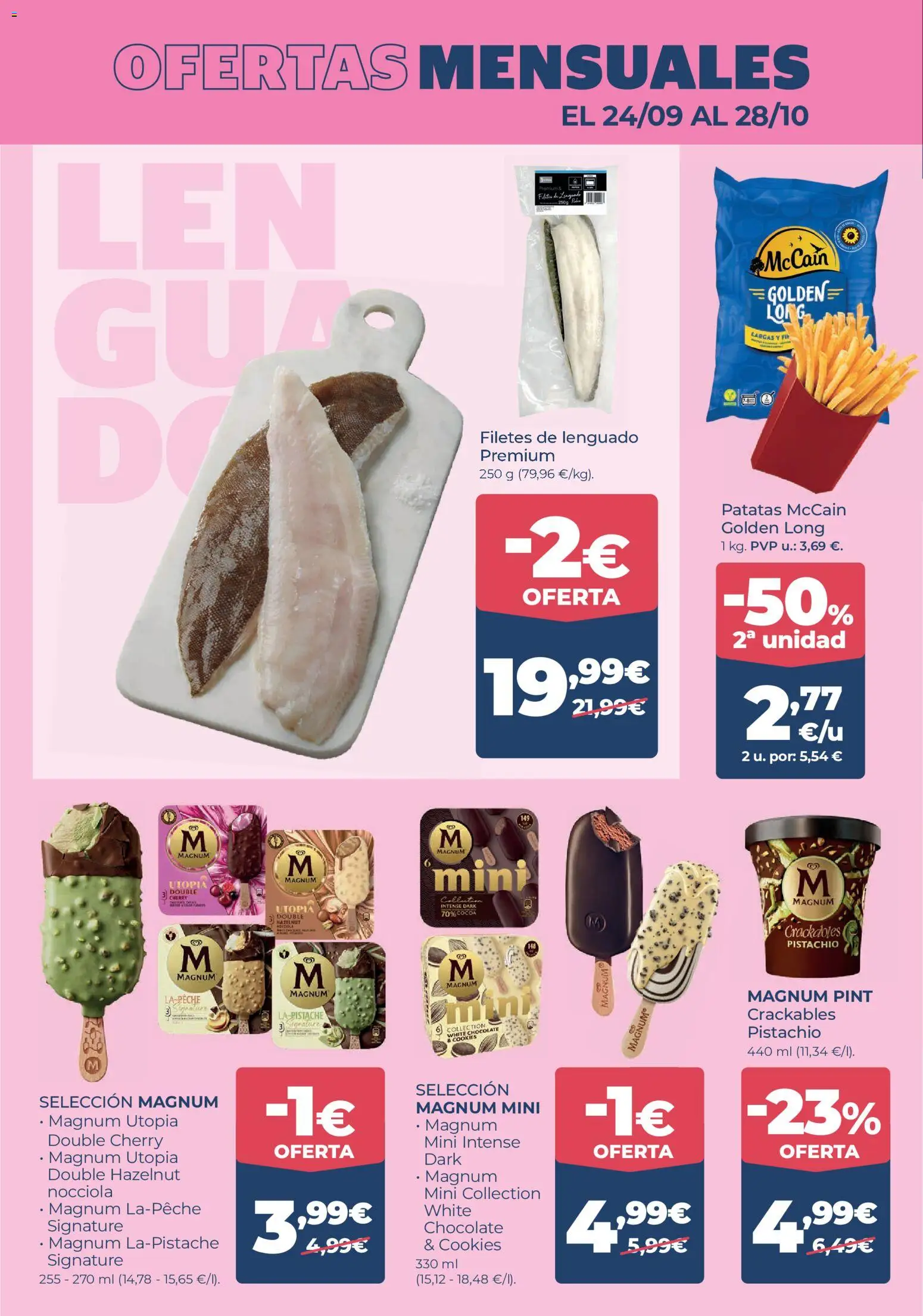 La Sirena folleto │ válido desde el 24/09/2026 | Página: 8 | Productos: Chocolate, Magnum, Patatas