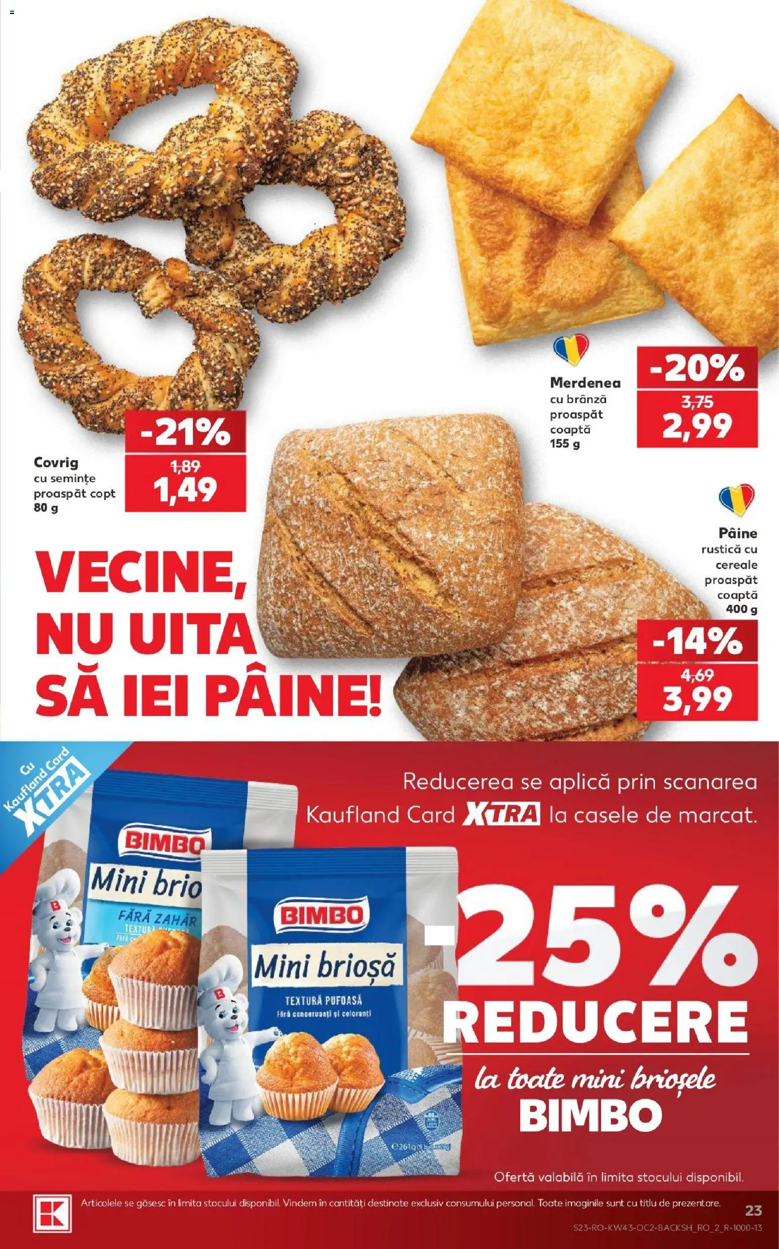 Noul catalog Kaufland – valabil de la 21.10.2026 | Pagină: 23 | Produse: Pat, Mâner, Faras, Depozitare