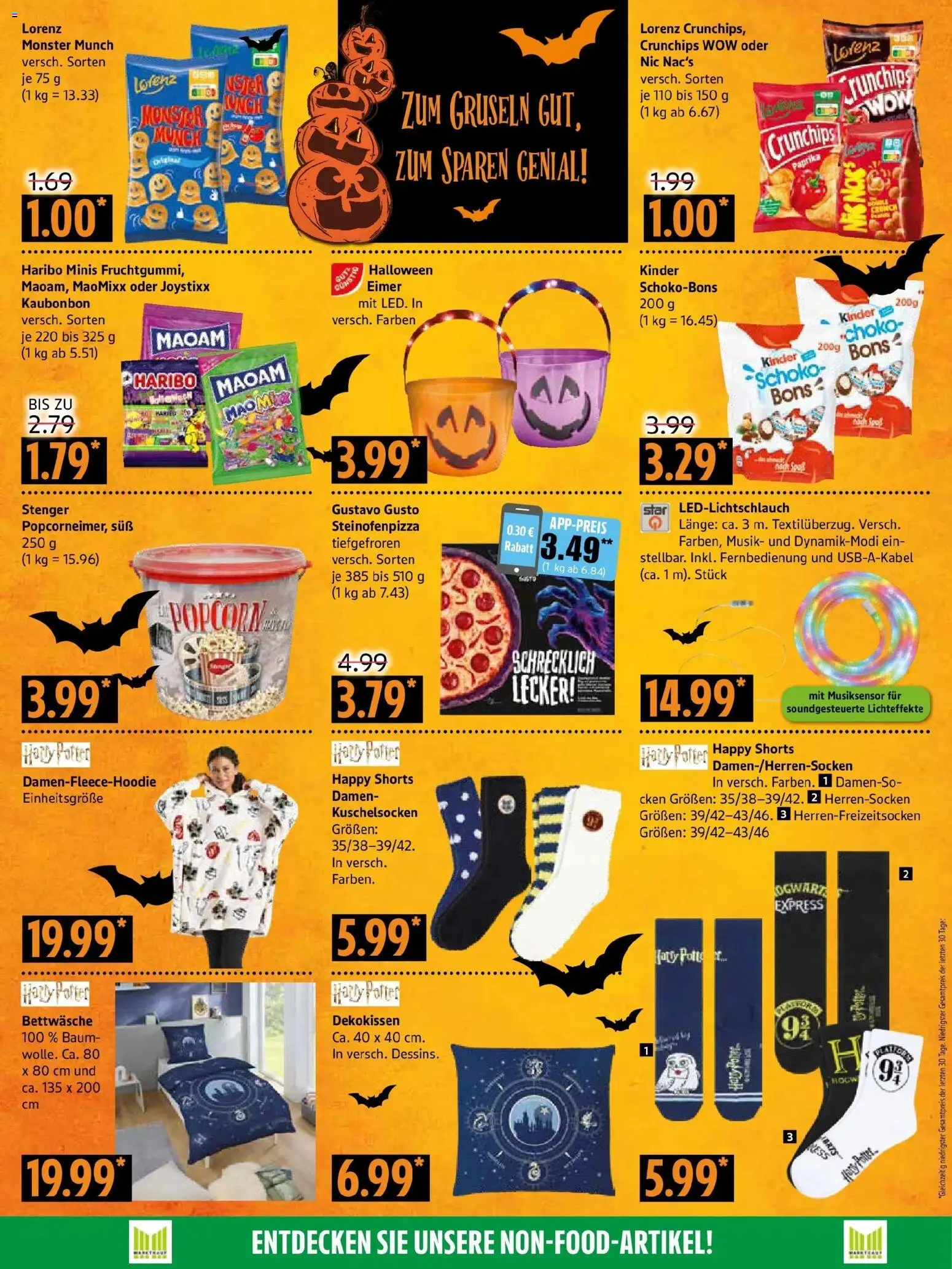 Marktkauf Prospekt Prenzlau – gültig ab 26.10.2026 | Seite: 11 | Produkte: Gustavo gusto, Haribo, Bettwäsche, Monster