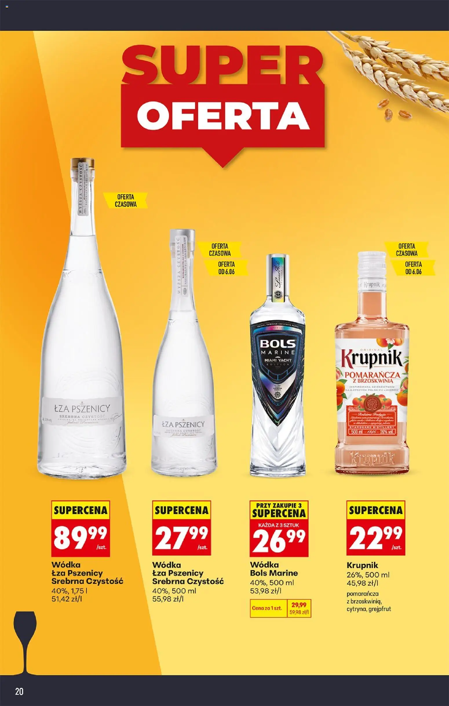 Biedronka gazetka - Czas na toast od 01.06.2026 | Strona: 20