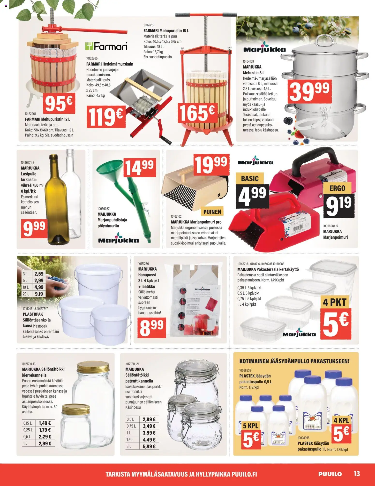 Puuilo tarjoukset – voimassa 06/07/2026 alkaen | Sivu: 13
