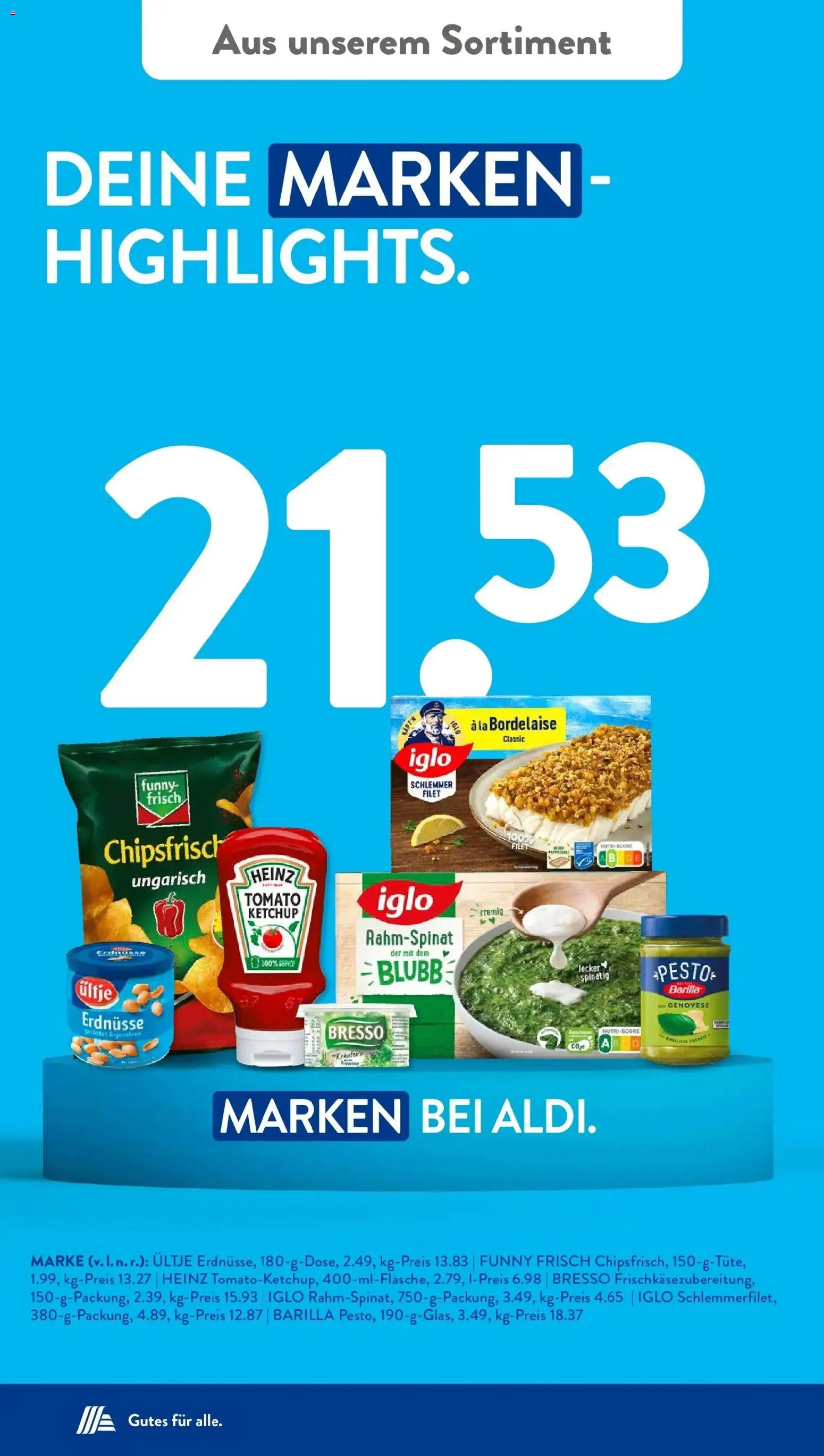 Aldi Süd Aktueller Prospekt (ab 14.09.2026) zum Blättern | Seite: 29 | Produkte: Erdnüsse, Funny frisch, Bresso, Ketchup