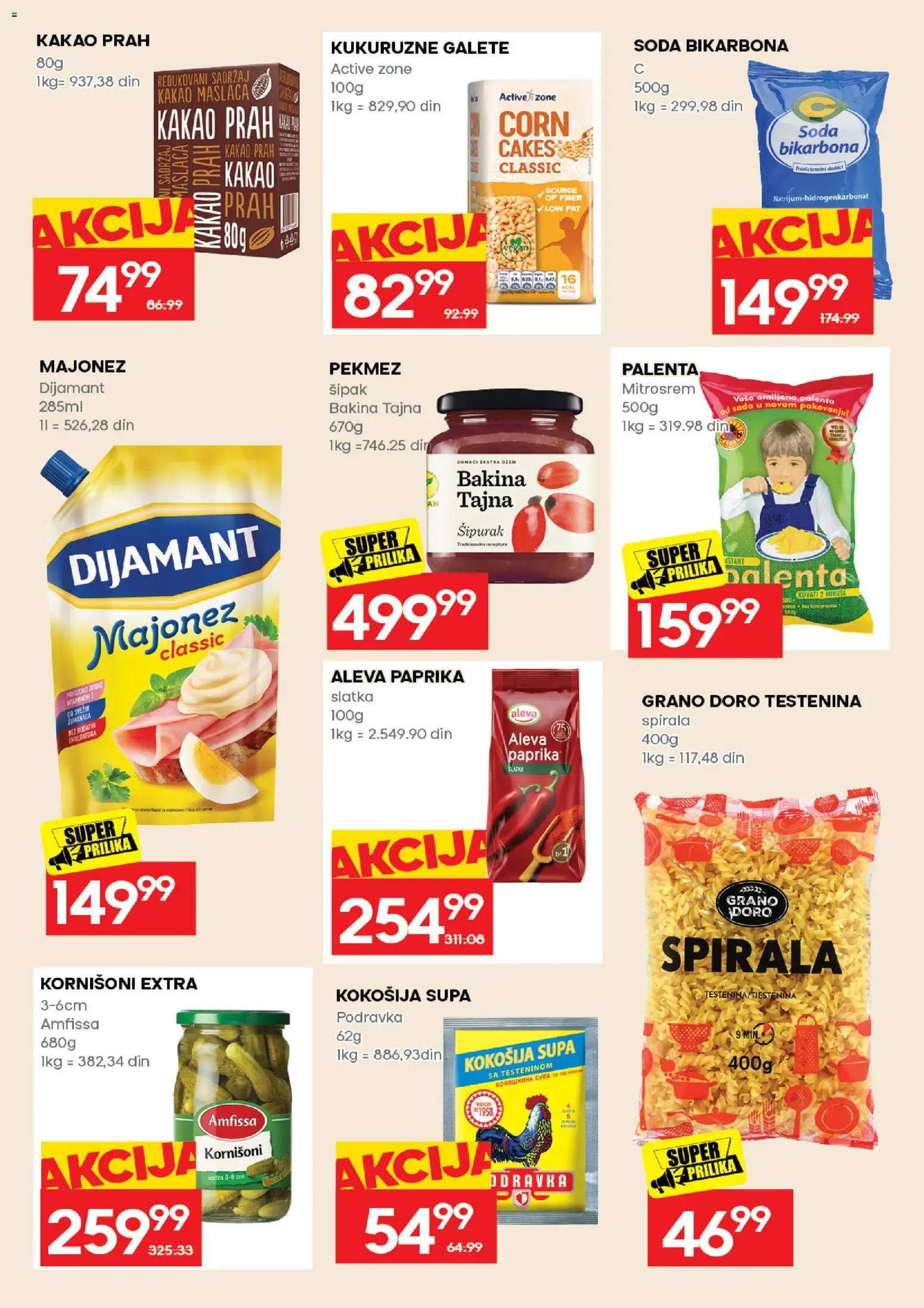 Roda katalog - važi od 28.05.2026 | Strana: 19 | Proizvode: Majonez, Testenina, Podravka, Galete