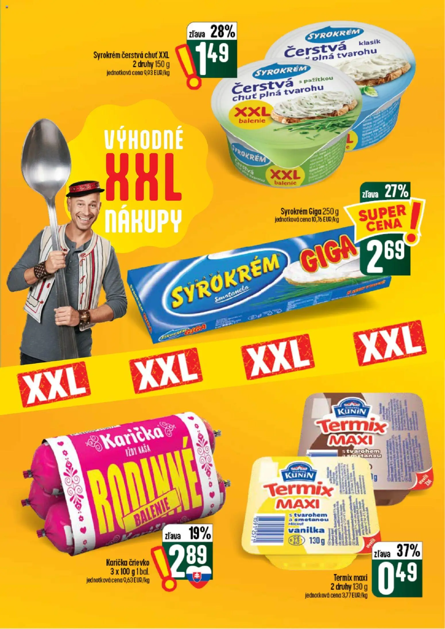 Nové COOP Jednota akcie – leták je platný od 10.09.2026 | Strana: 27 | Produkty: Termix, Kaša, Vanilka