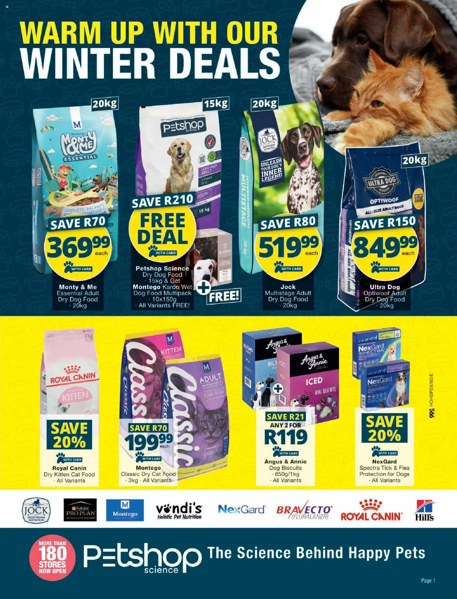 New Checkers catalogue – valid from 20/07/2026 | Page: 1 | Products: Lock, Biscuits, Cat food, Dog food