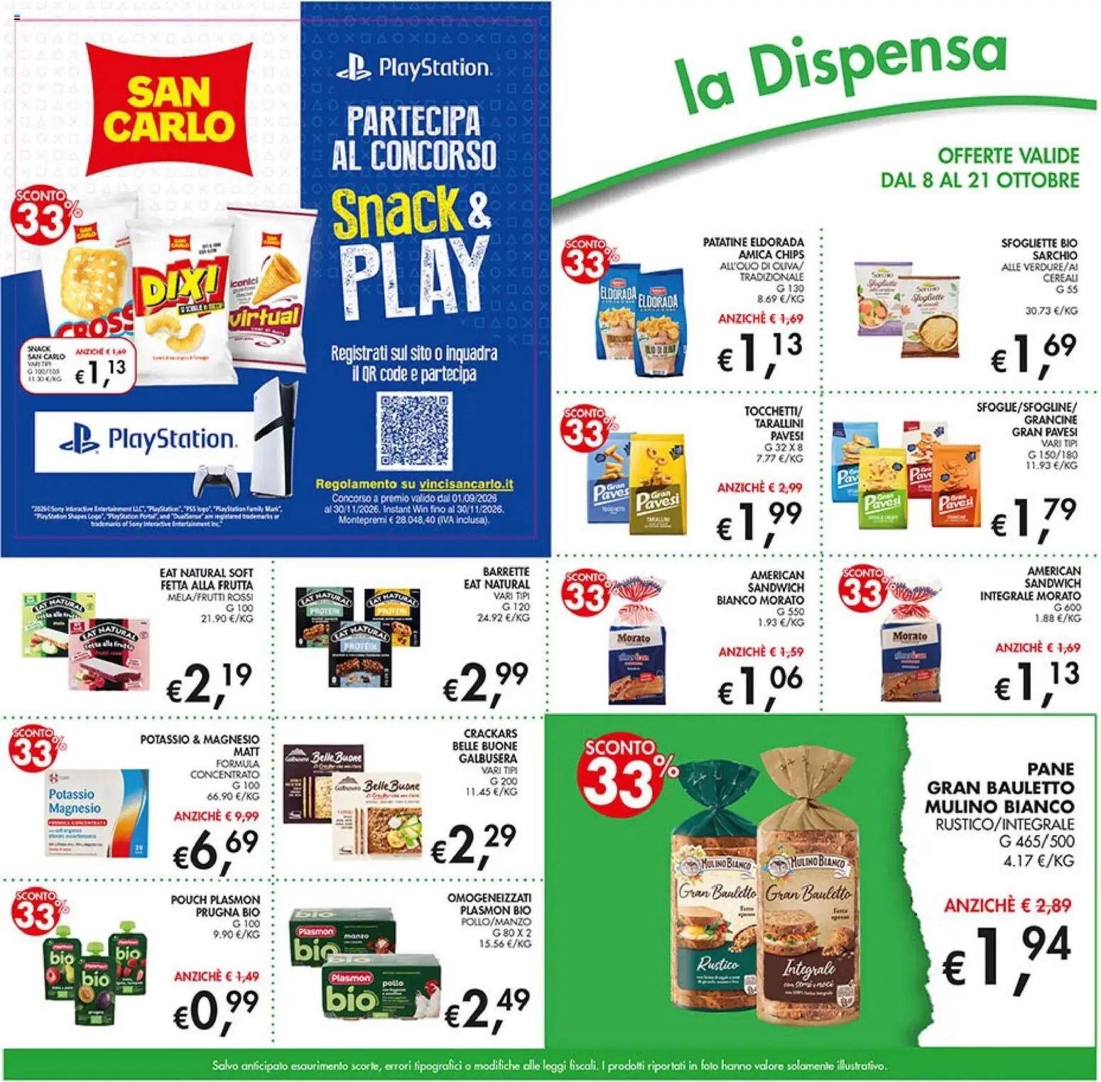 Volantino Coal del 08/10/2026 | Pagina: 19 | Prodotti: Pane, Pollo, Frutta, Playstation