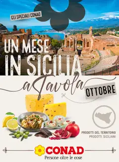 Anteprima del volantino Conad volantino Un mese in Sicilia valido a partire dal 30/09/2026