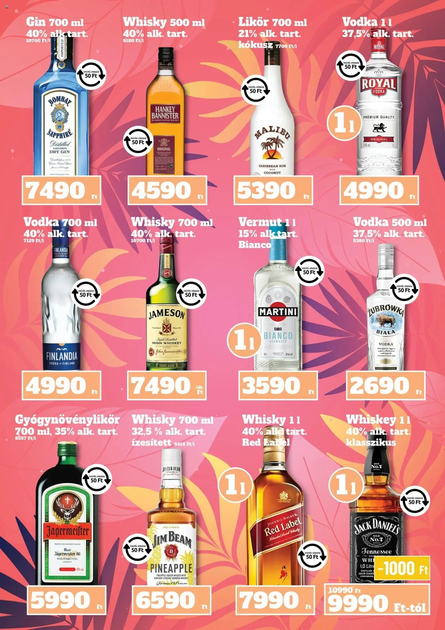 Family Diszkont akciós ujság - amely érvényes a következő dátumtól: 11.06.2026 | Oldal: 11 | Termékek: Kokusz, Gin, Likőr, Vodka
