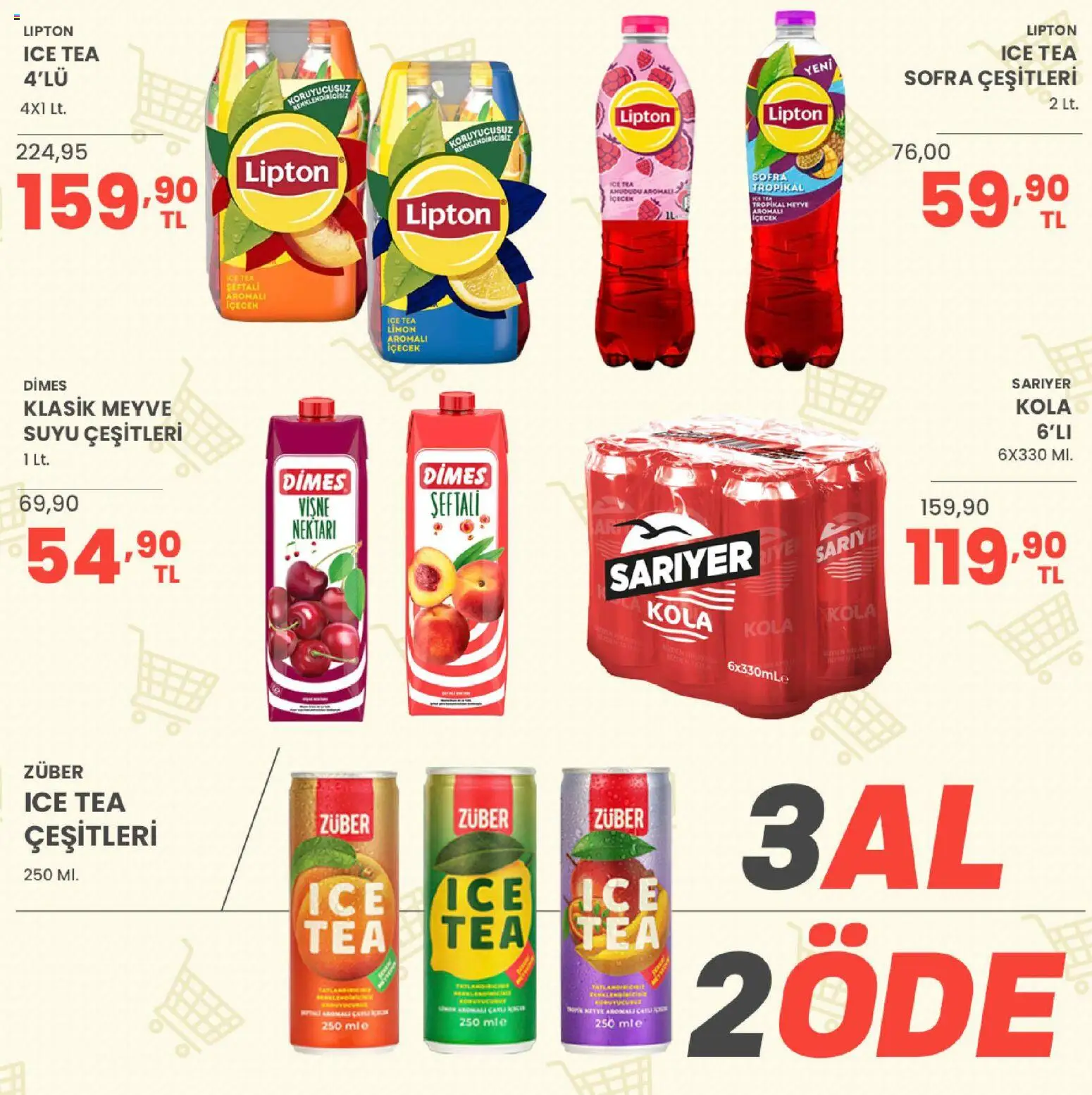Sarıyer Katalog - 22.05.2026 tarihinden itibaren geçerlidir | Sayfa: 26 | Ürünler: Vişne, Meyve, Limon, Ice tea
