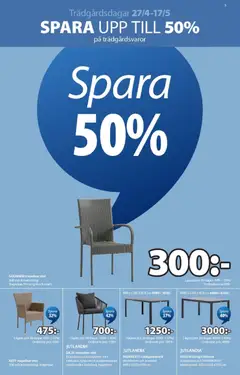 JYSK erbjudanden - Förhandsvisning av reklamblad från butik JYSK aktuell från 27.04.2026 | Sida: 5 | Produkter: Dynor, Stol