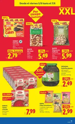 Vista previa BARESA Tomate triturado, Estilo Passata. 12 x 500 g válido desde el 01.06.2026 | Página: 35 | Productos: Chocolate, Fideos, Peso, Tomate triturado