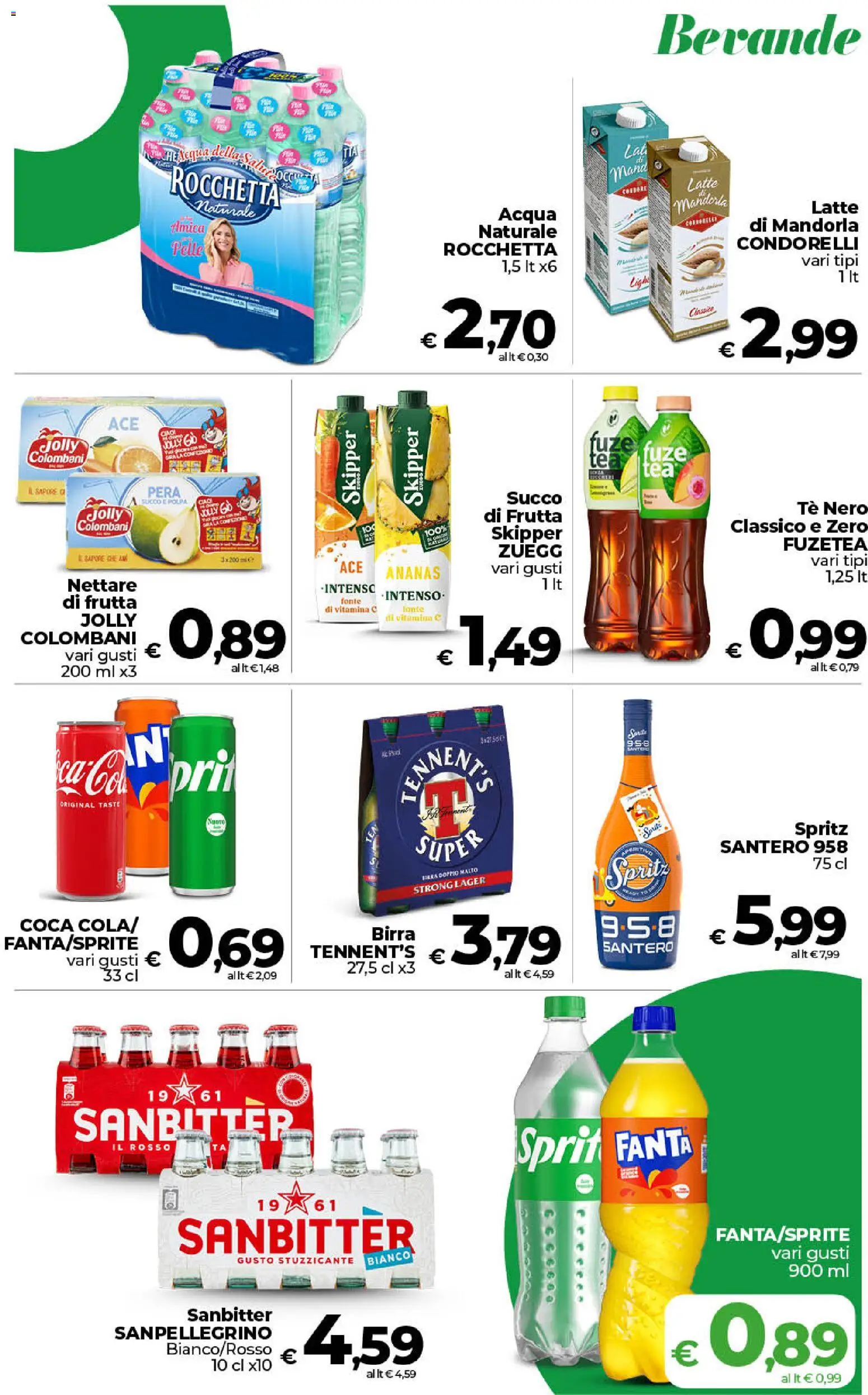 Volantino COOP del 31/07/2026 | Pagina: 17 | Prodotti: Birra, Tè, Acqua, Ananas
