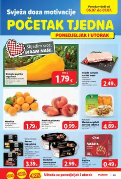 Plodine Katalog - Pregled kataloga iz trgovine Plodine, vrijedi od 01.07.2026 | Stranica: 45