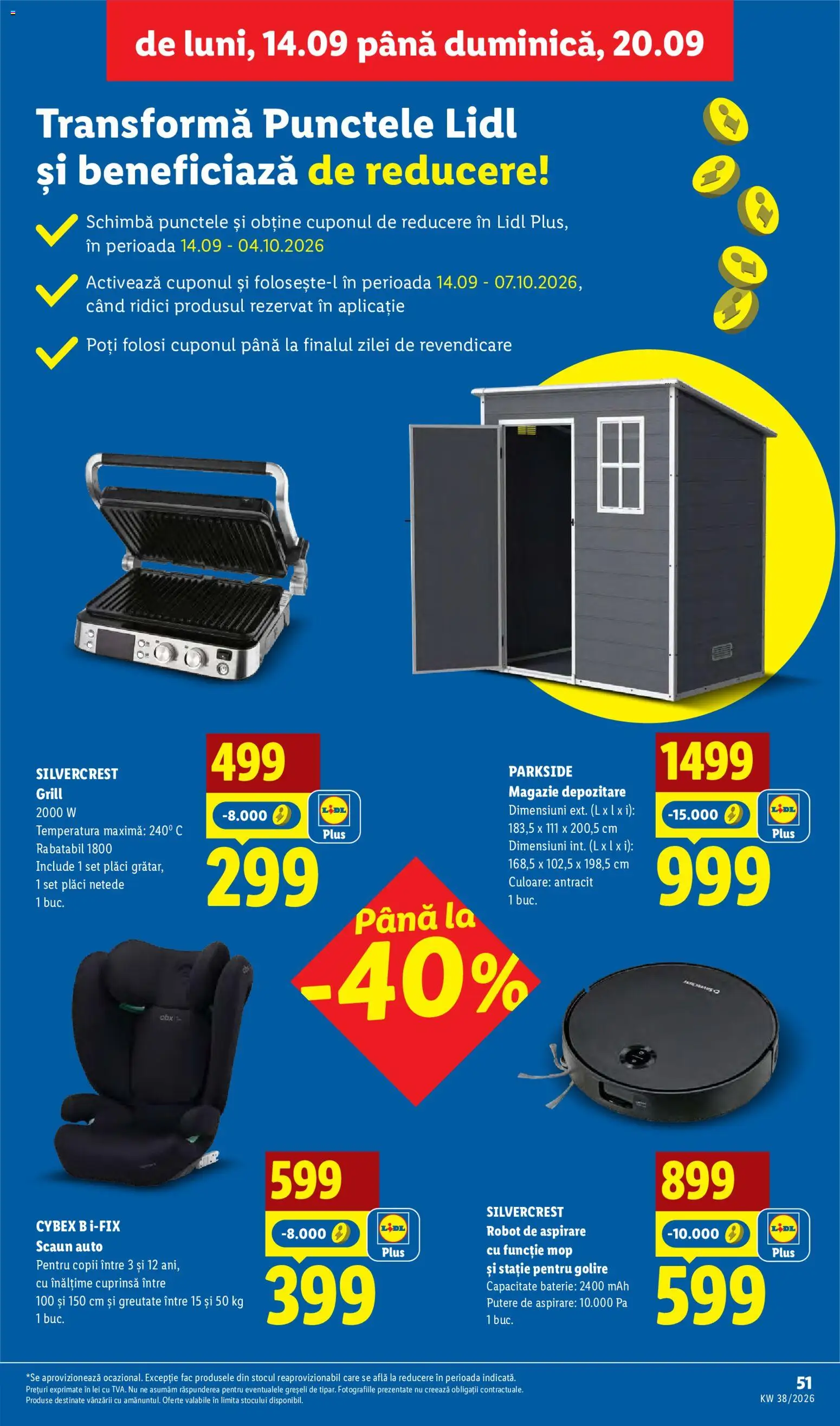 Noul catalog Lidl – valabil de la 14.09.2026 | Pagină: 51