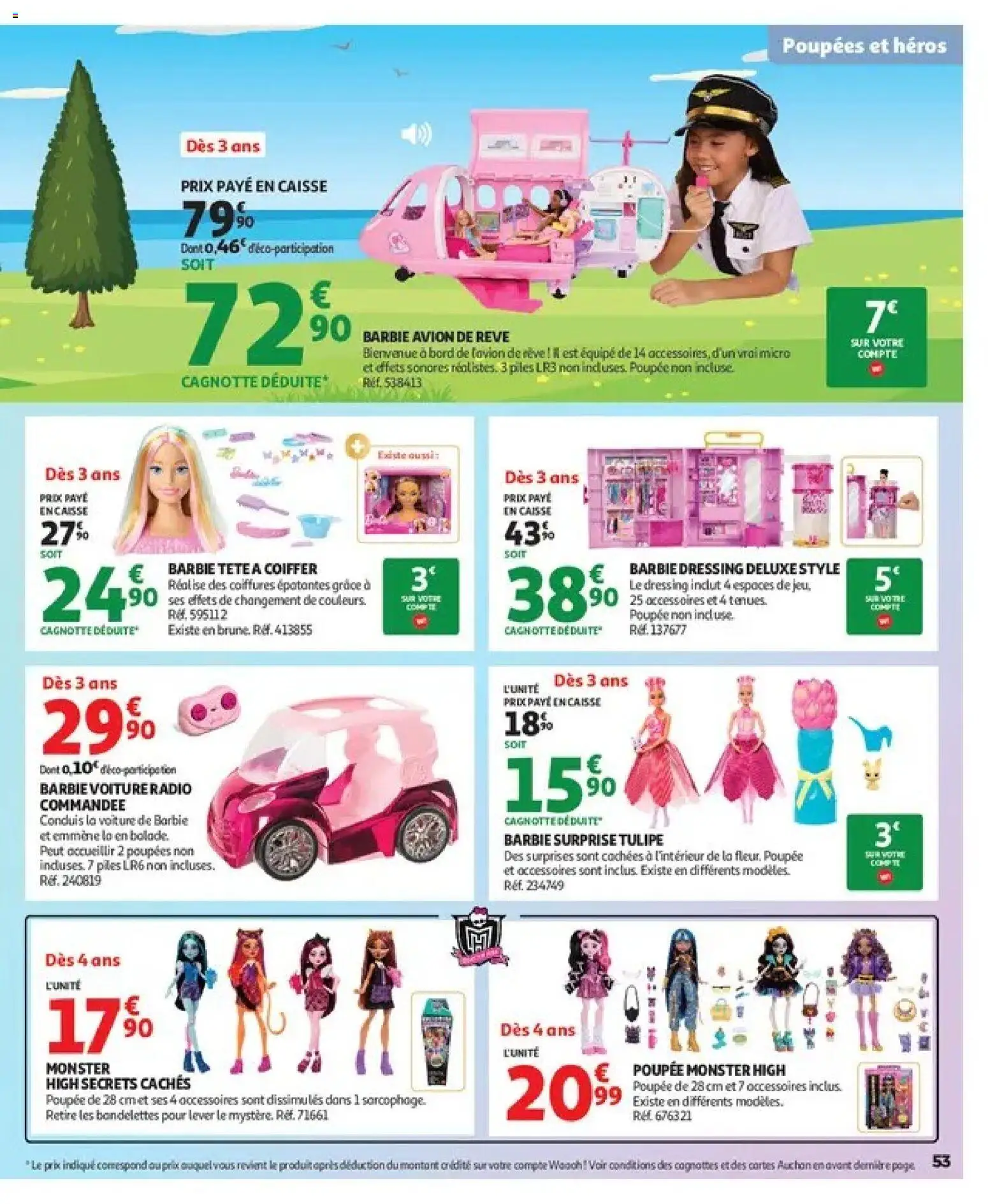 {H1} | Page: 53 | Produits: Radio, Bandelettes, Dressing, Piles