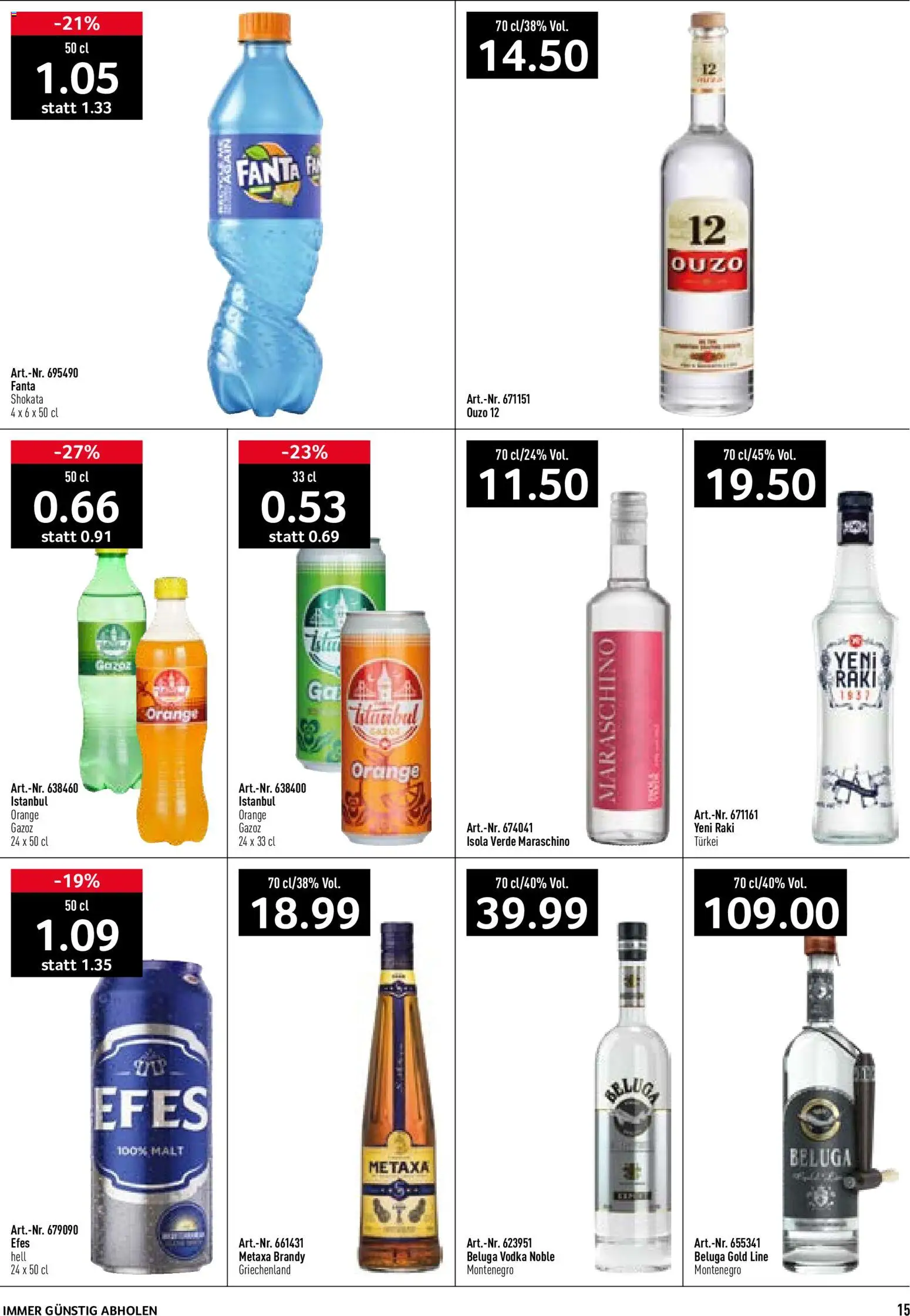 Prodega aktionen Sonne des Südens – gültig ab 03.08.2026 | Seite: 15 | Produkte: Fanta
