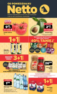 Pogląd oferty "Netto gazetka od poniedziałku spożywcza" - ważna od 04.05.2026