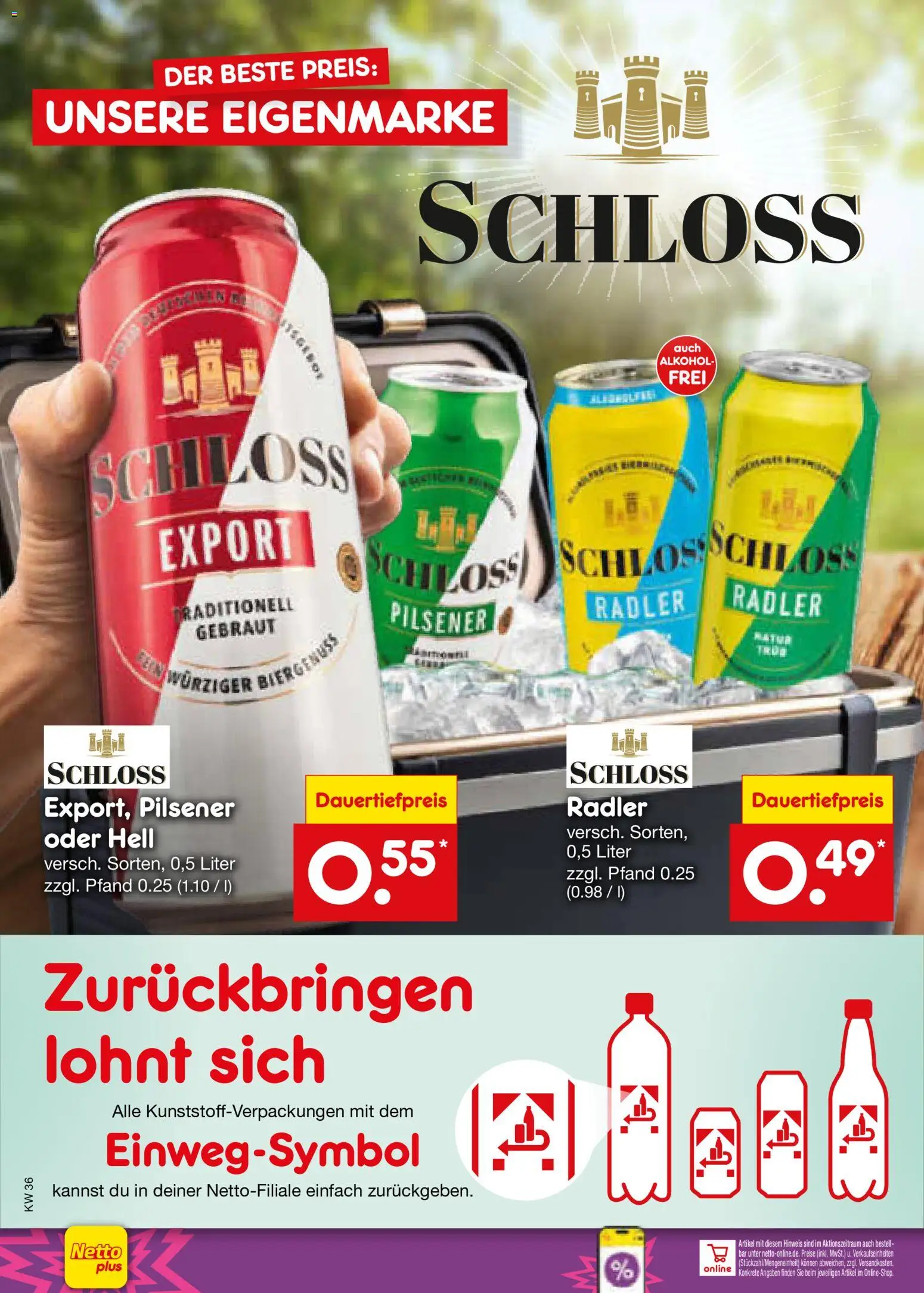 Netto Marken-Discount Prospekt – gültig ab 31.08.2026 | Seite: 28 | Produkte: Radler, Alkohol