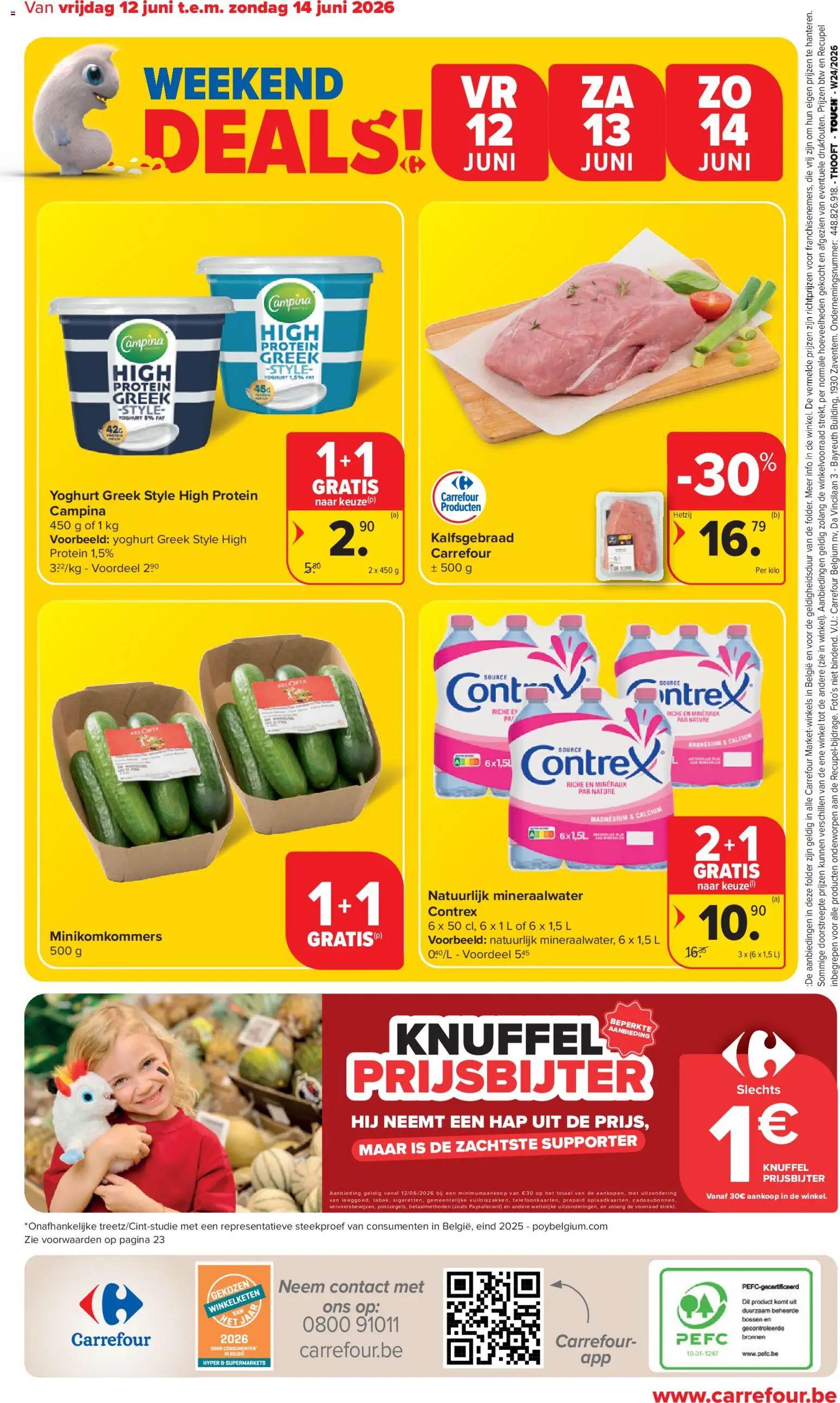 {H1} | Pagina: 24 | Producten: Mineraalwater, Yoghurt
