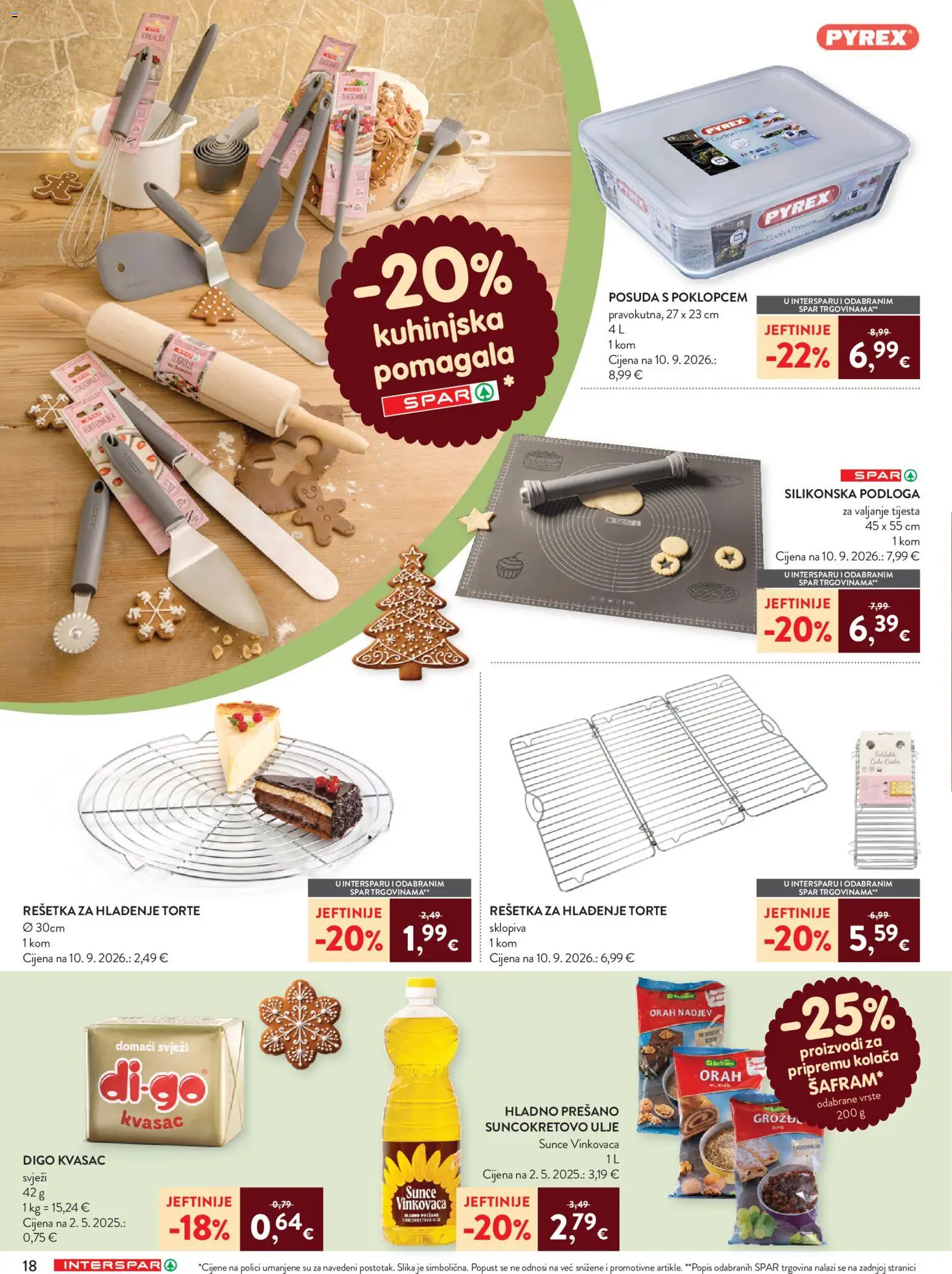 Interspar katalog | vrijedi od 07.10.2026 | Stranica: 20 | Proizvodi: Suncokretovo ulje, Ulje, Podloga, Orah