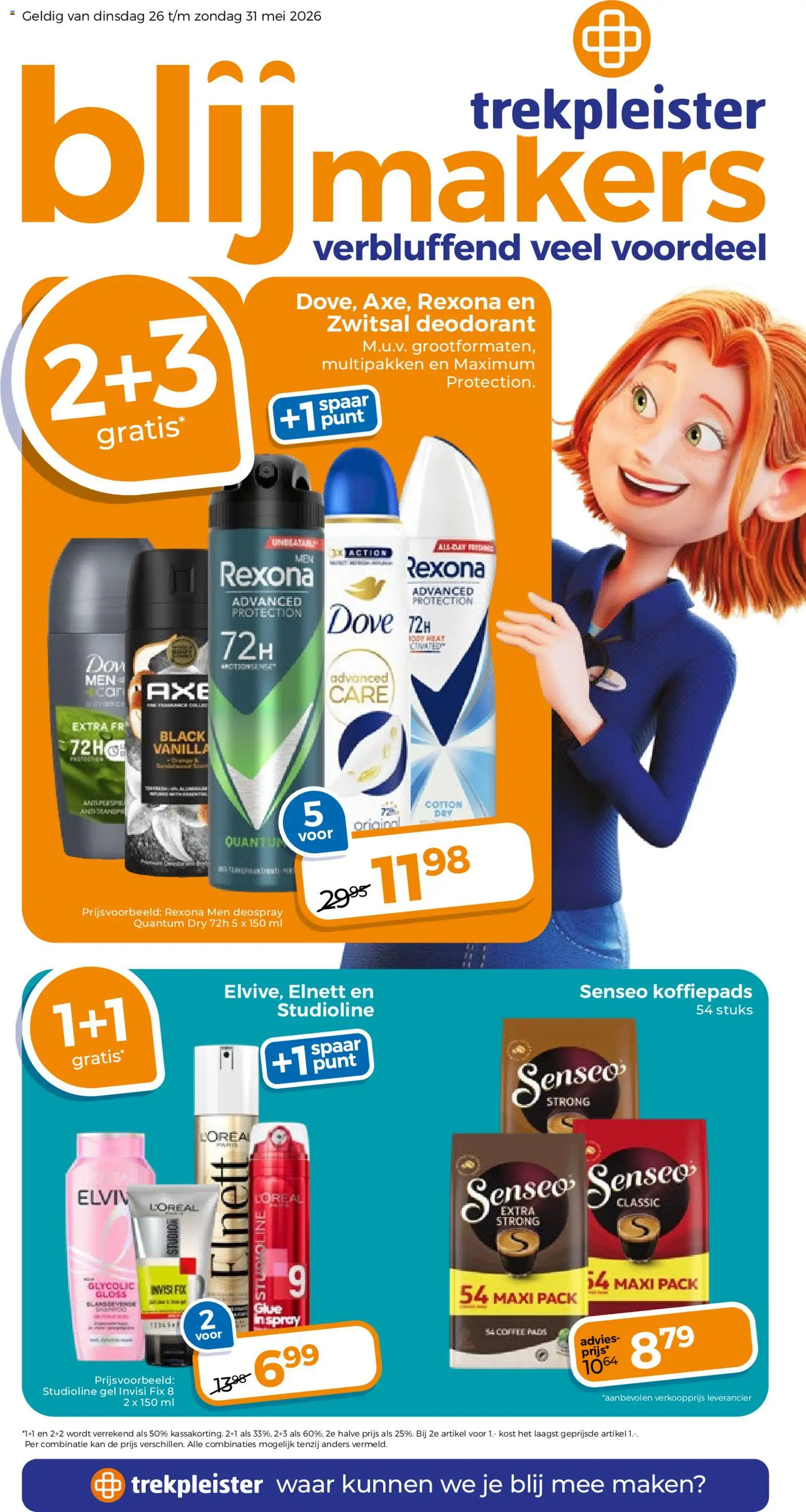 {H1} | Pagina: 1 | Producten: Deodorant, Kan, Pads, Gel