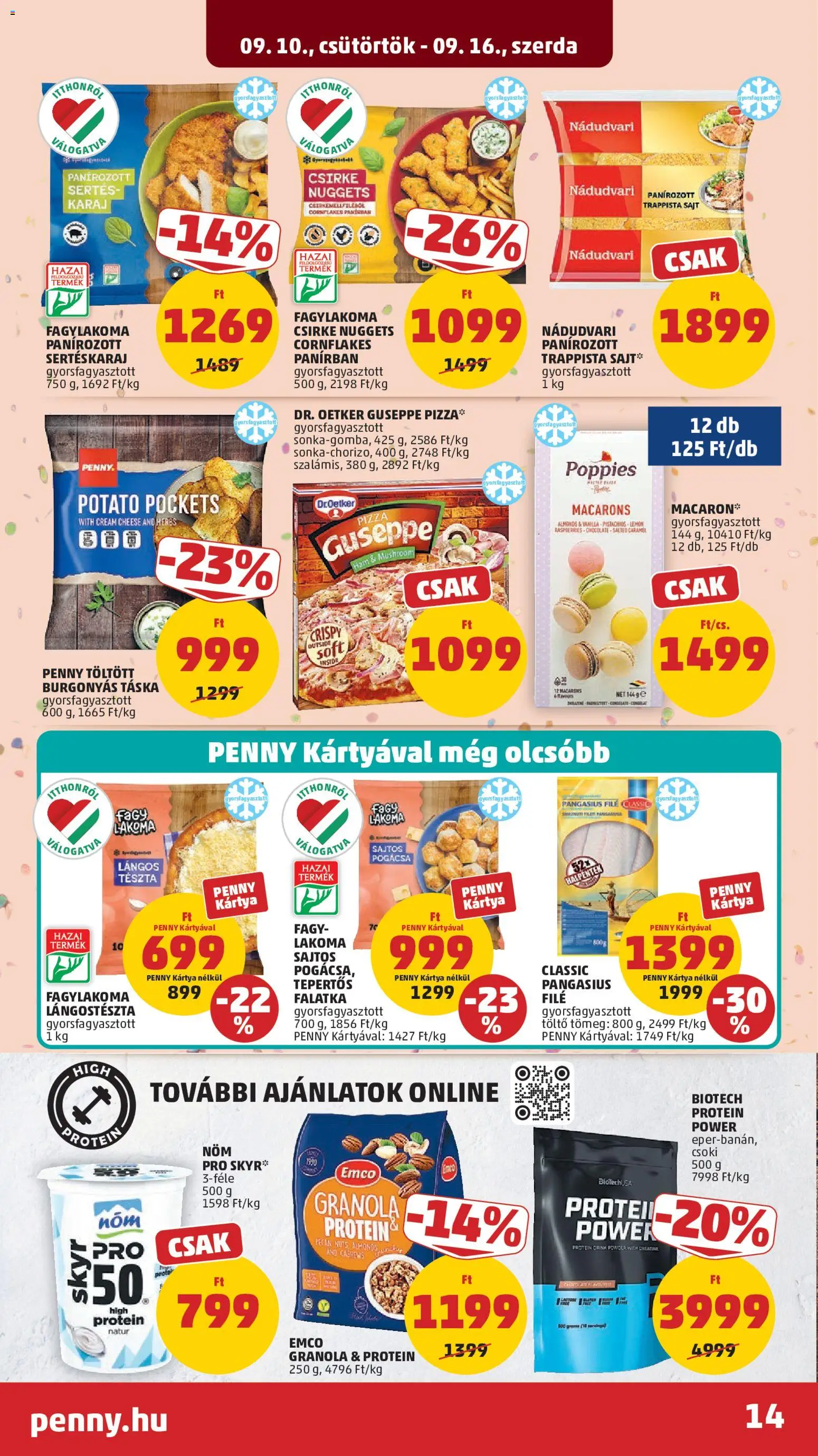 PENNY akciós ujság - amely érvényes a következő dátumtól: 2026.09.10. | Oldal: 18